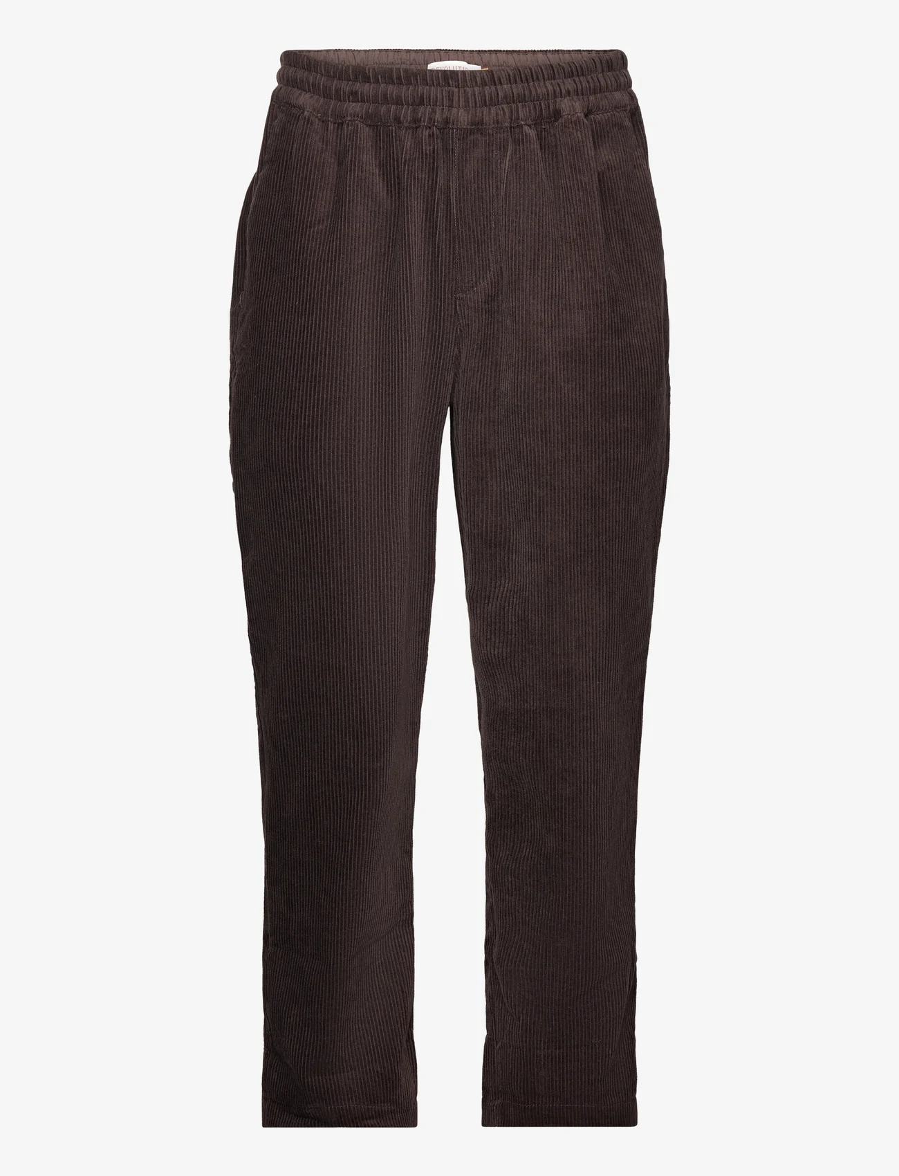Revolution - Casual Trousers - casual trousers - darkbrown - 0