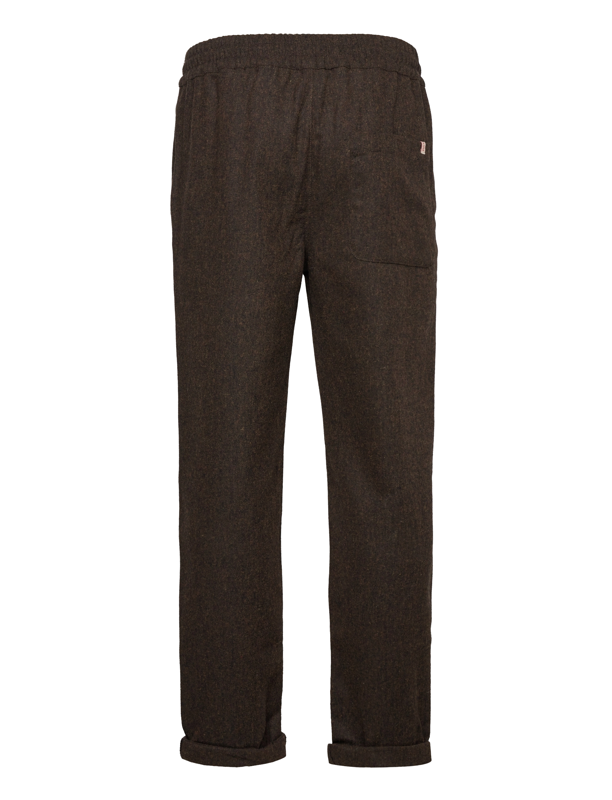 Revolution - Casual Trousers Melange - brown - 2