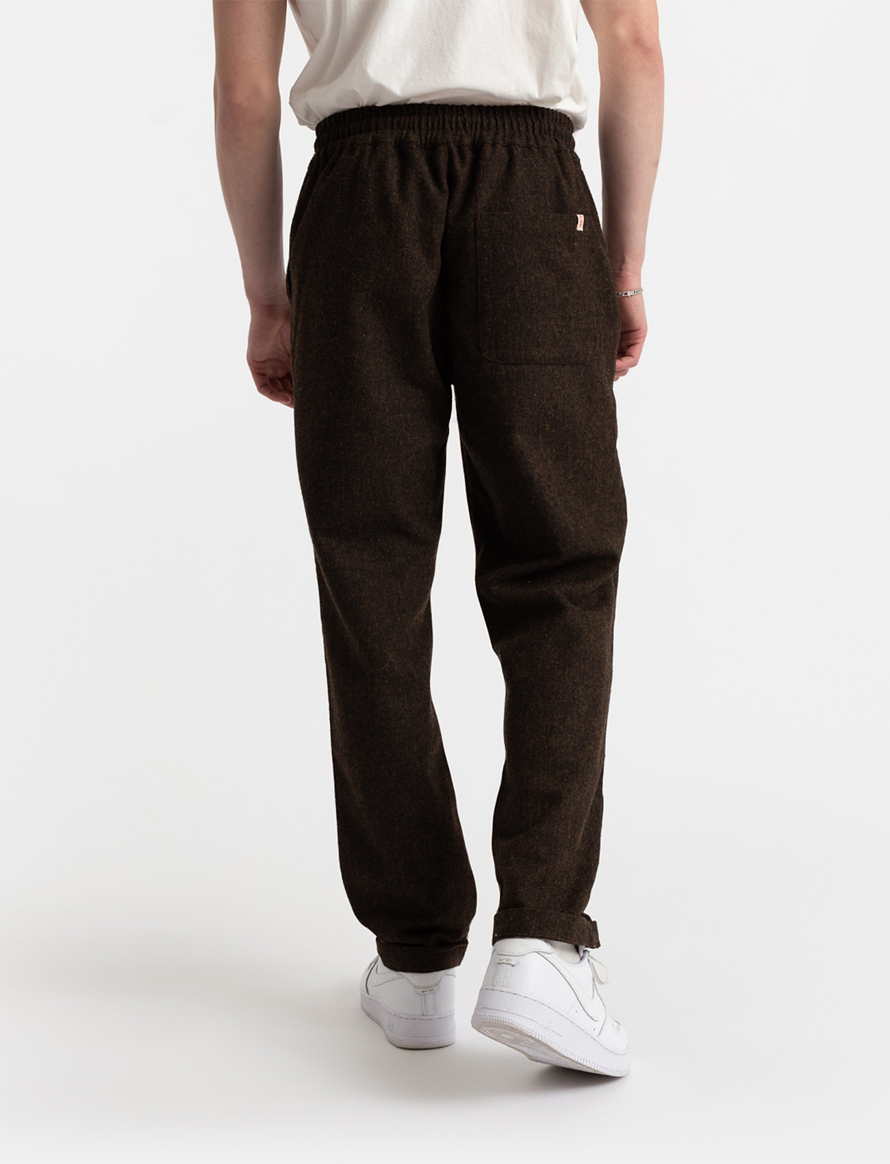 Revolution - Casual Trousers Melange - brown - 4