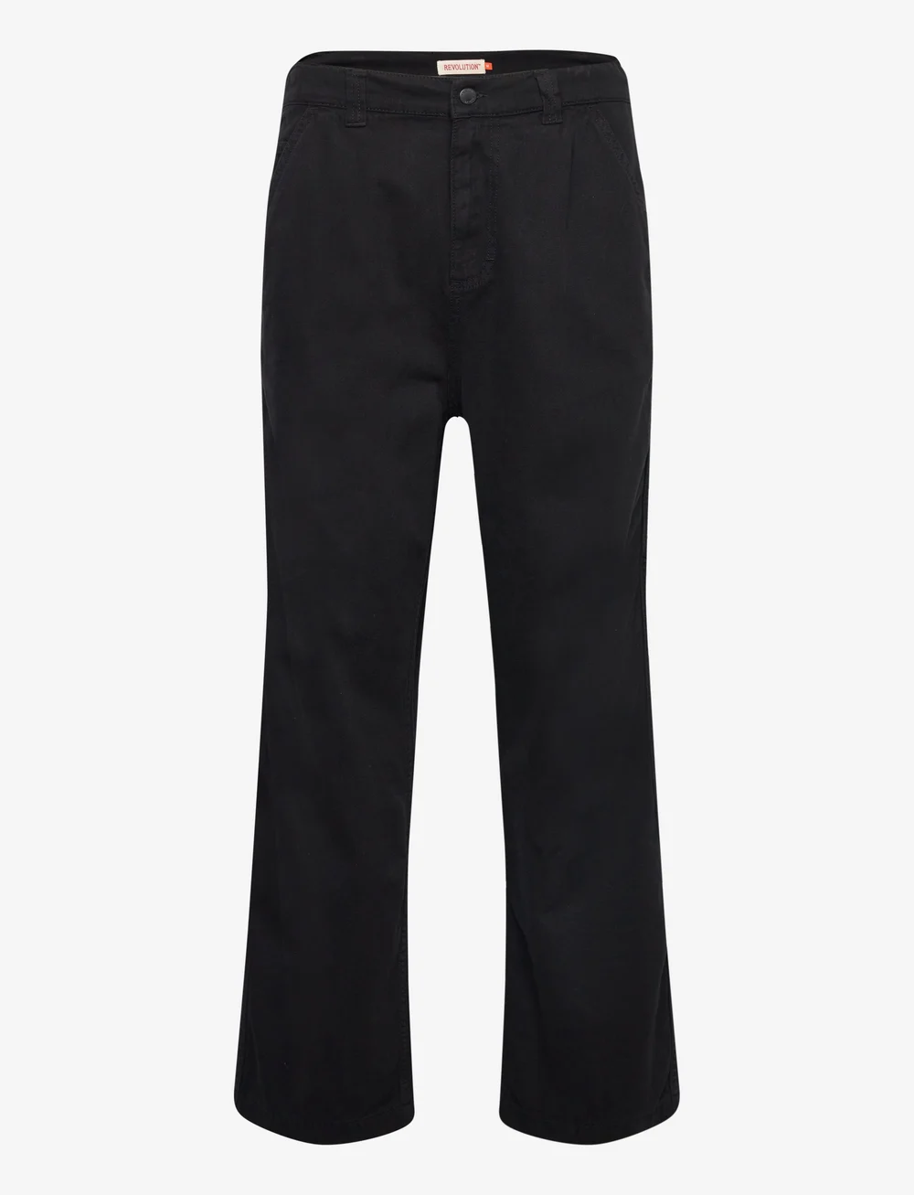 Revolution - Wide Worker Trousers - casual bukser - black - 0