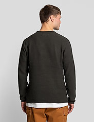 Revolution - Sweater in pearl knit structure - pulls col rond - army - 3