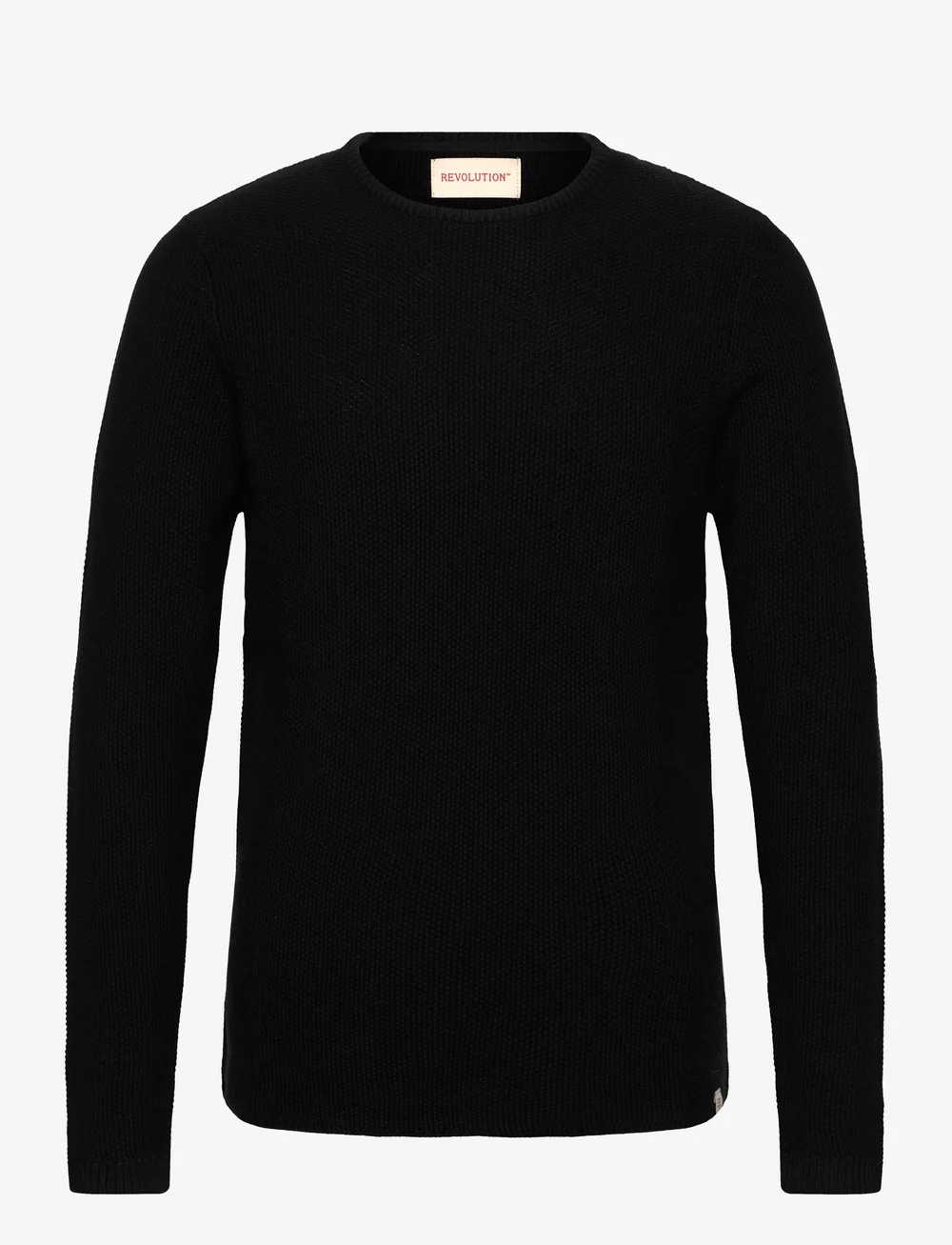 Revolution - Knit Sweater - rundhalsad - black - 0