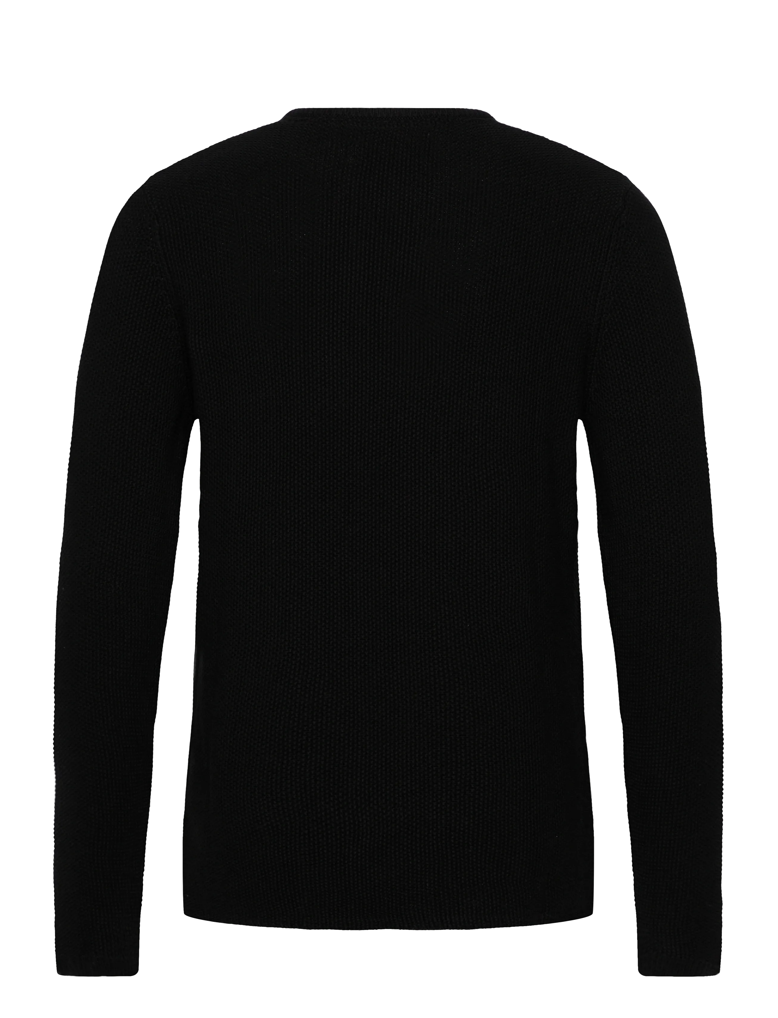 Revolution - Knit Sweater - round necks - black - 1