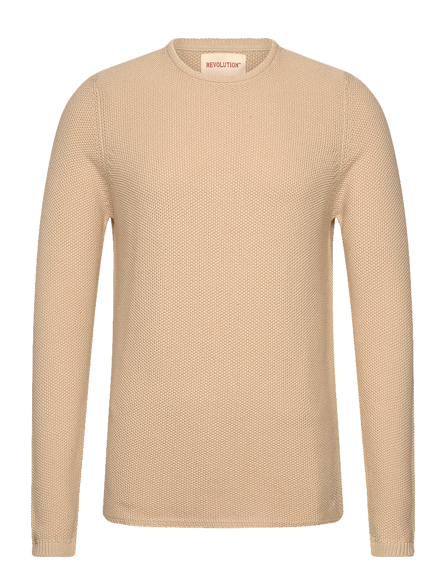 Revolution - Knit Sweater - Ümmarguse kaelusega kudumid - offwhite - 0