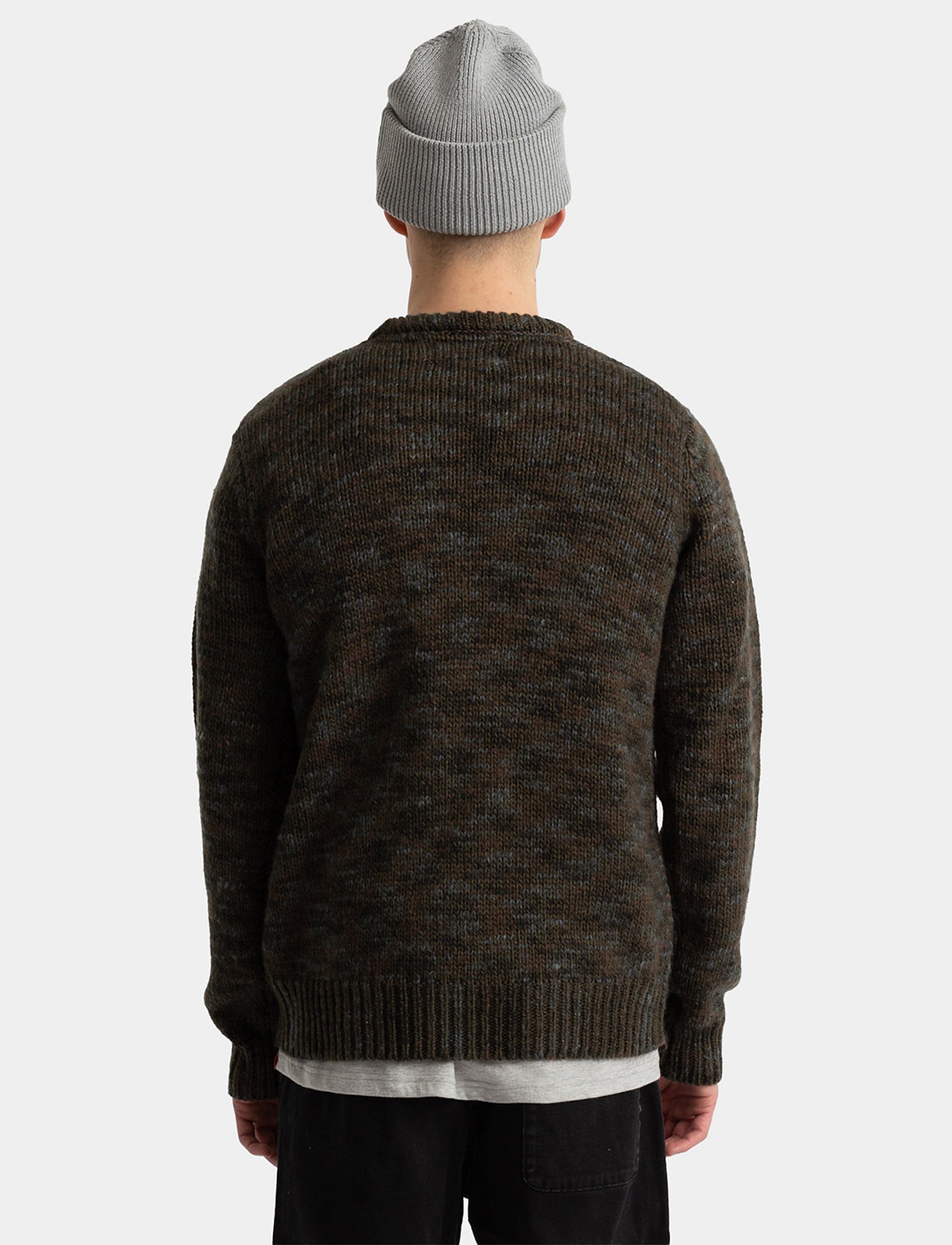 Revolution - Knit Sweater - trøjer - army - 4