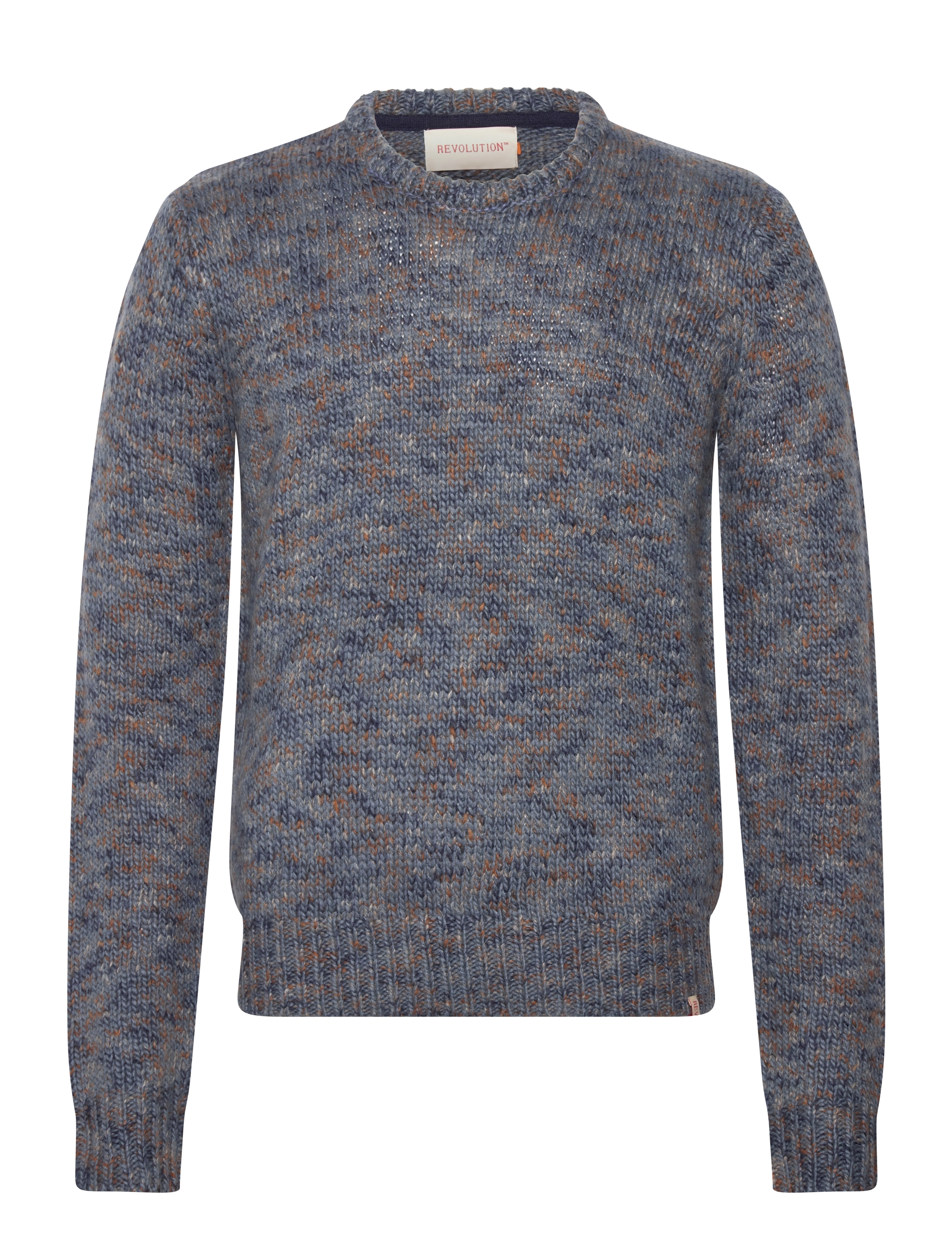 REVOLUTION Structured Knit Blau - M - Herren