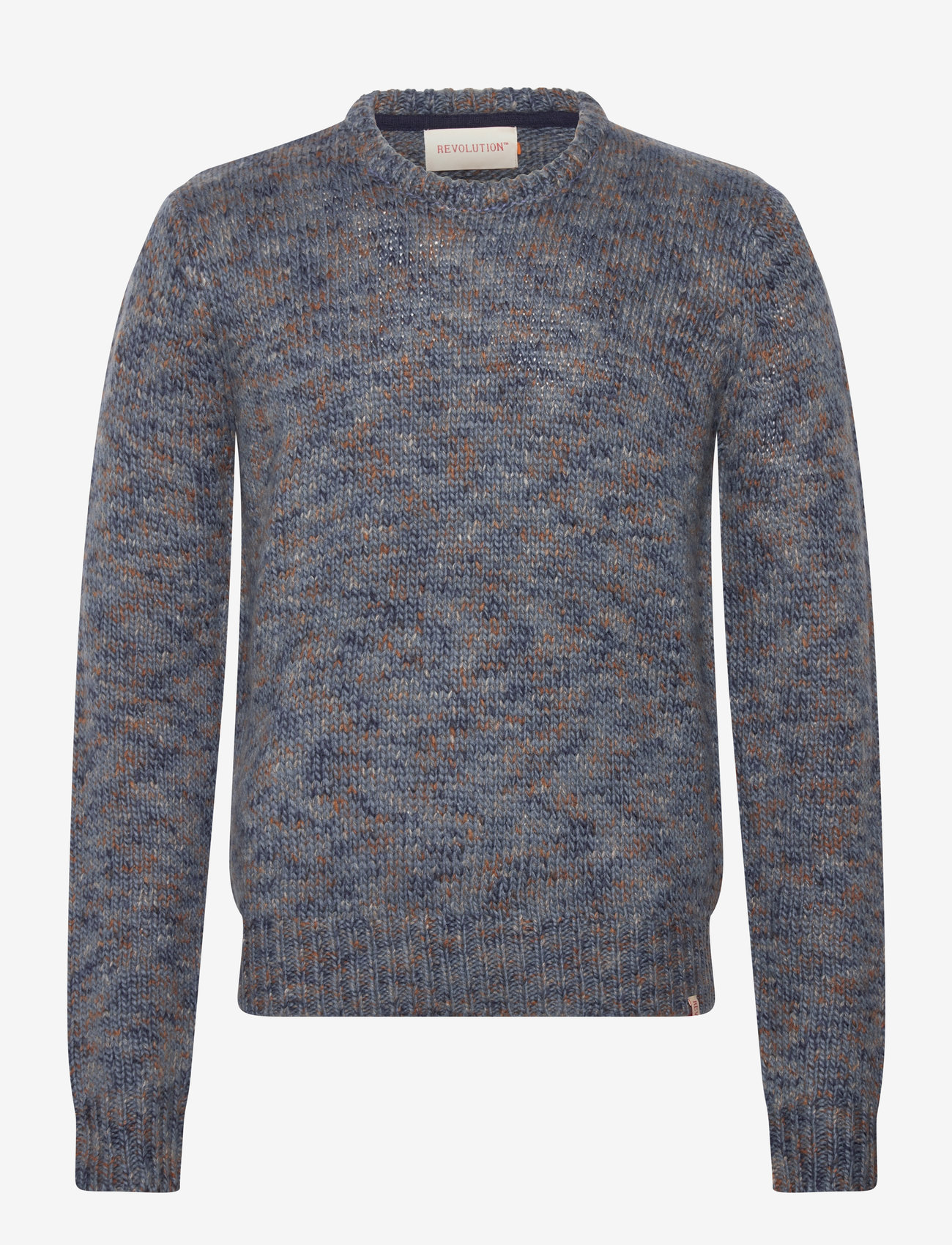 Revolution - Knit Sweater - rundhalsad - blue - 0