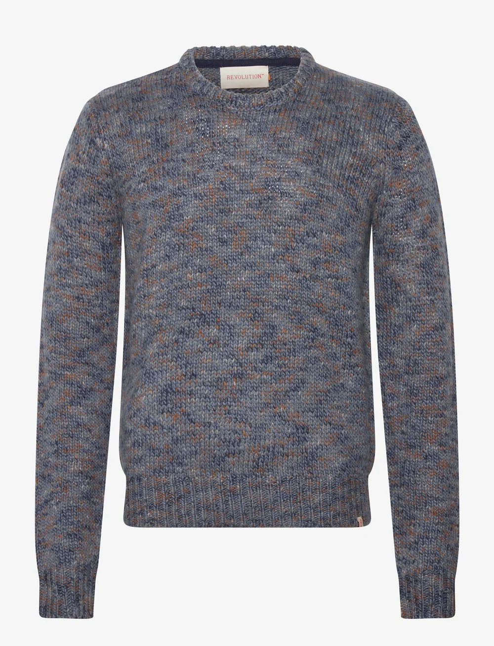 Revolution - Knit Sweater - rundhalsad - blue - 0