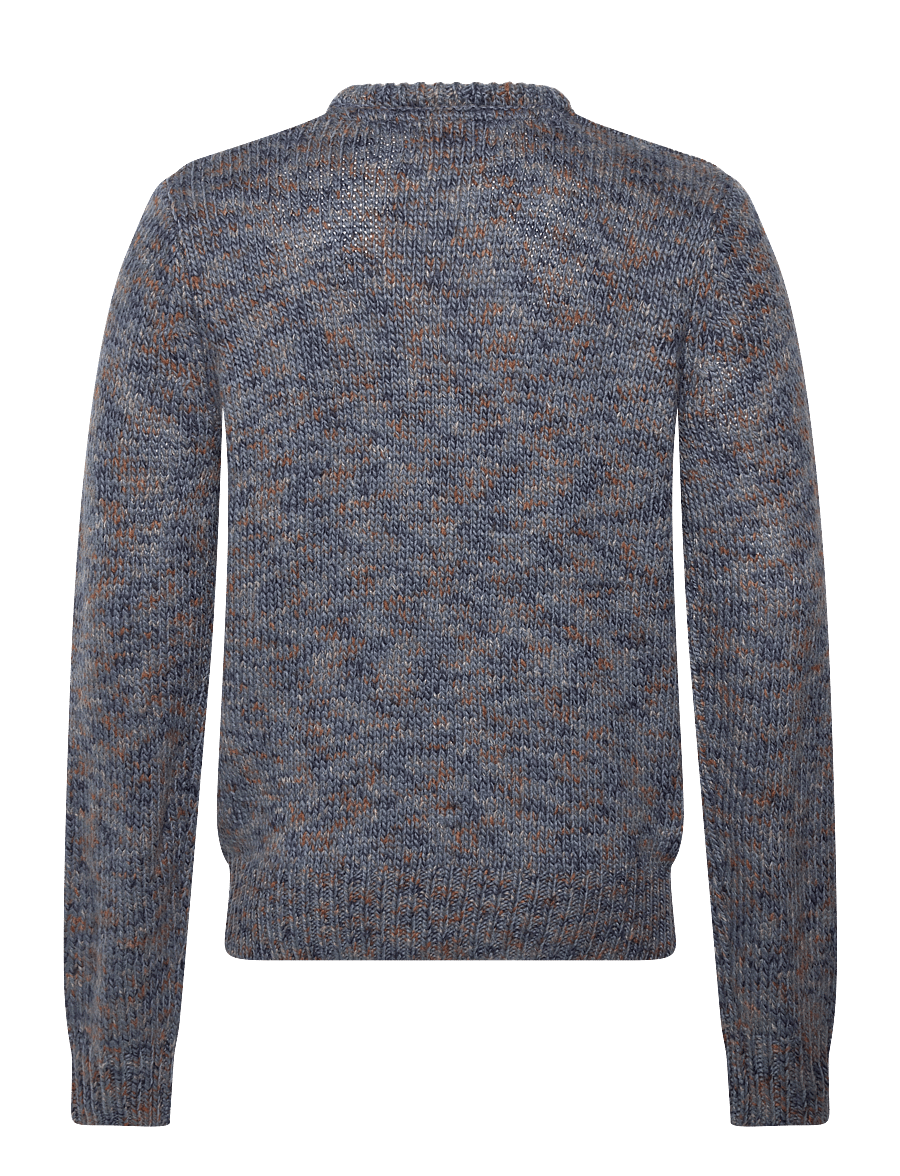 Revolution - Knit Sweater - rundhalsad - blue - 1