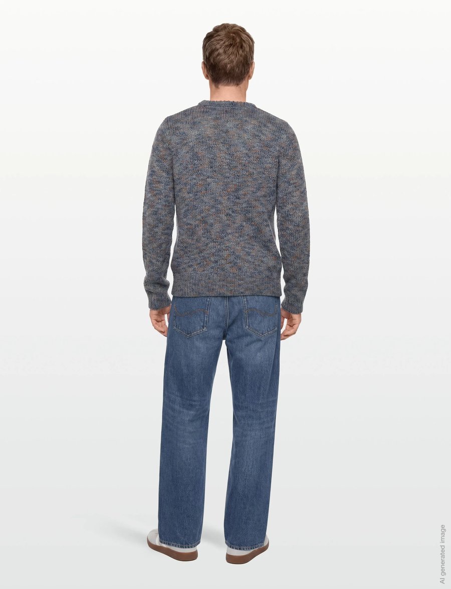 Revolution - Knit Sweater - rundhals - blue - 4