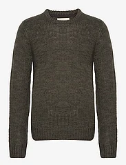 Revolution - Structured knit - basic gebreide truien - darkarmy - 0