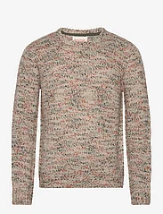 Revolution - Structured knit - megzti laisvalaikio drabužiai - lightkhaki - 0