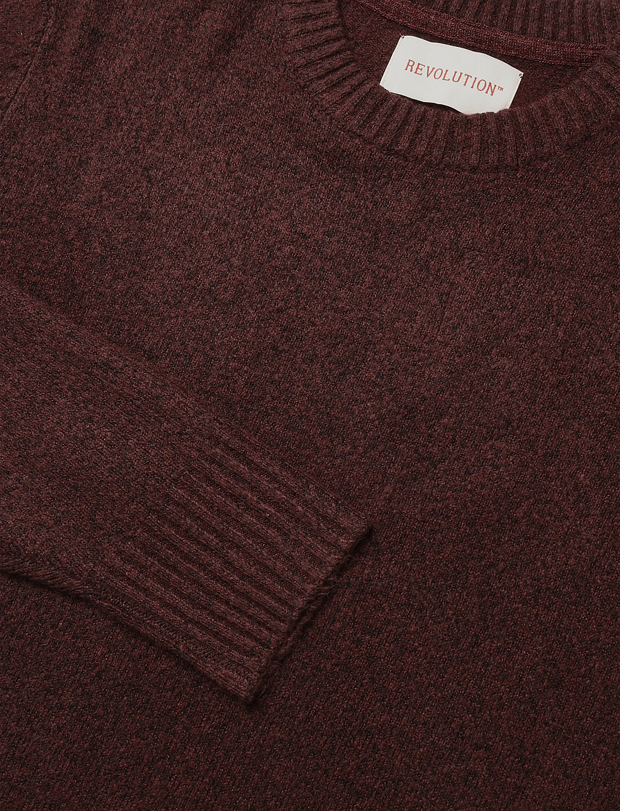 Revolution - Knit Sweater - rundhals - burgundy - 2