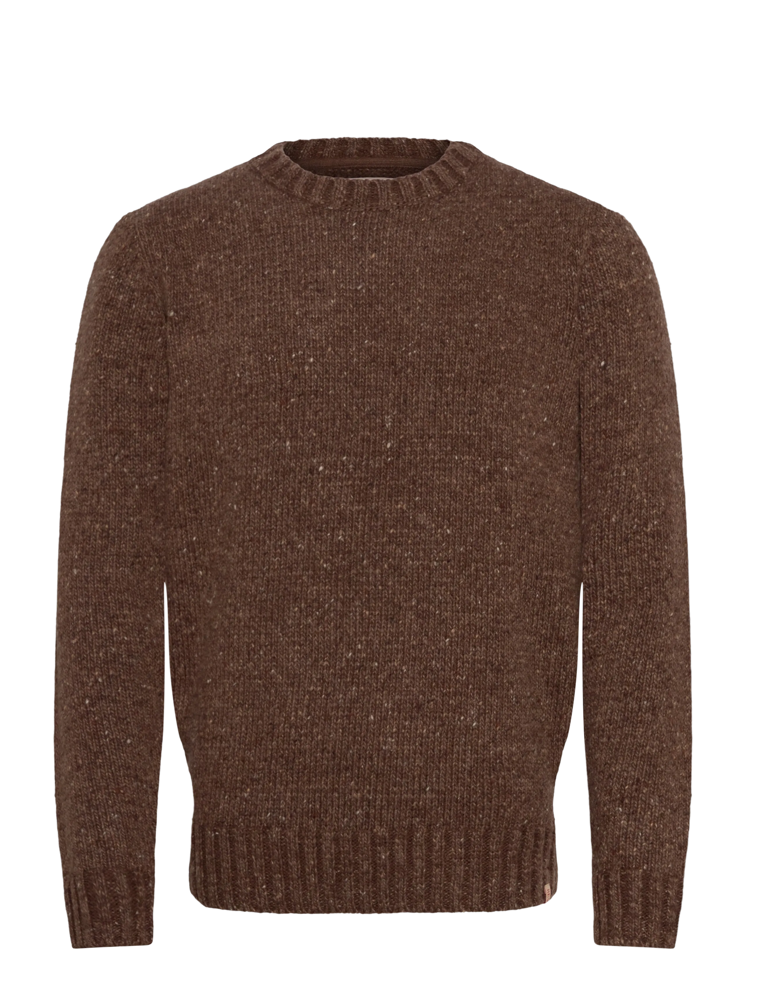 Revolution Knit Sweater, S, Knitwear, Braun - Round Necks, Männerswear