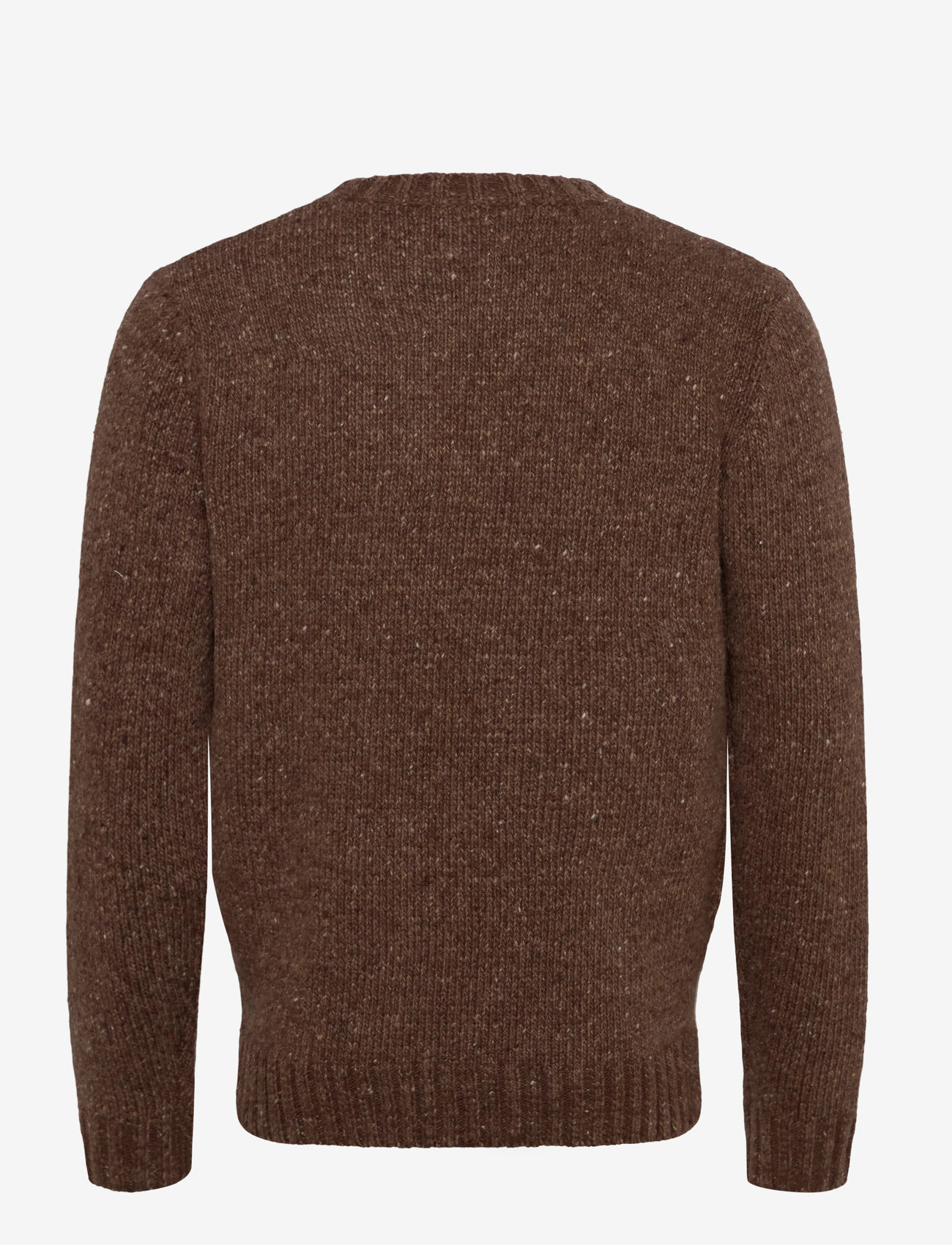 Revolution - Knit Sweater - rundhalsad - brown - 1