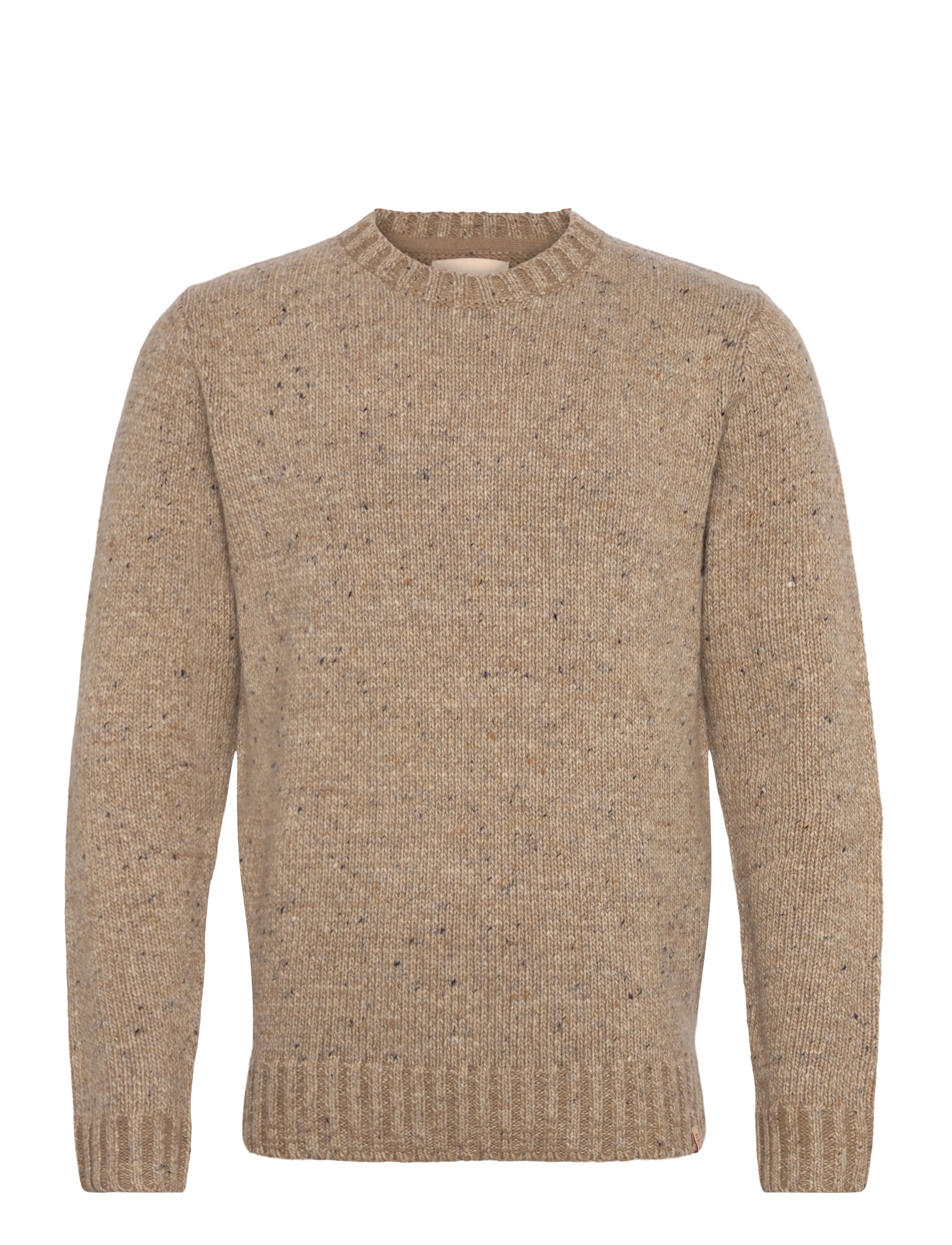 Revolution Knit Sweater, L, Knitwear, Beige - Round Necks, Männerswear