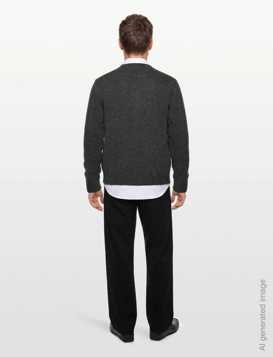 Revolution - Knit Cardigan - strickjacken - black - 4
