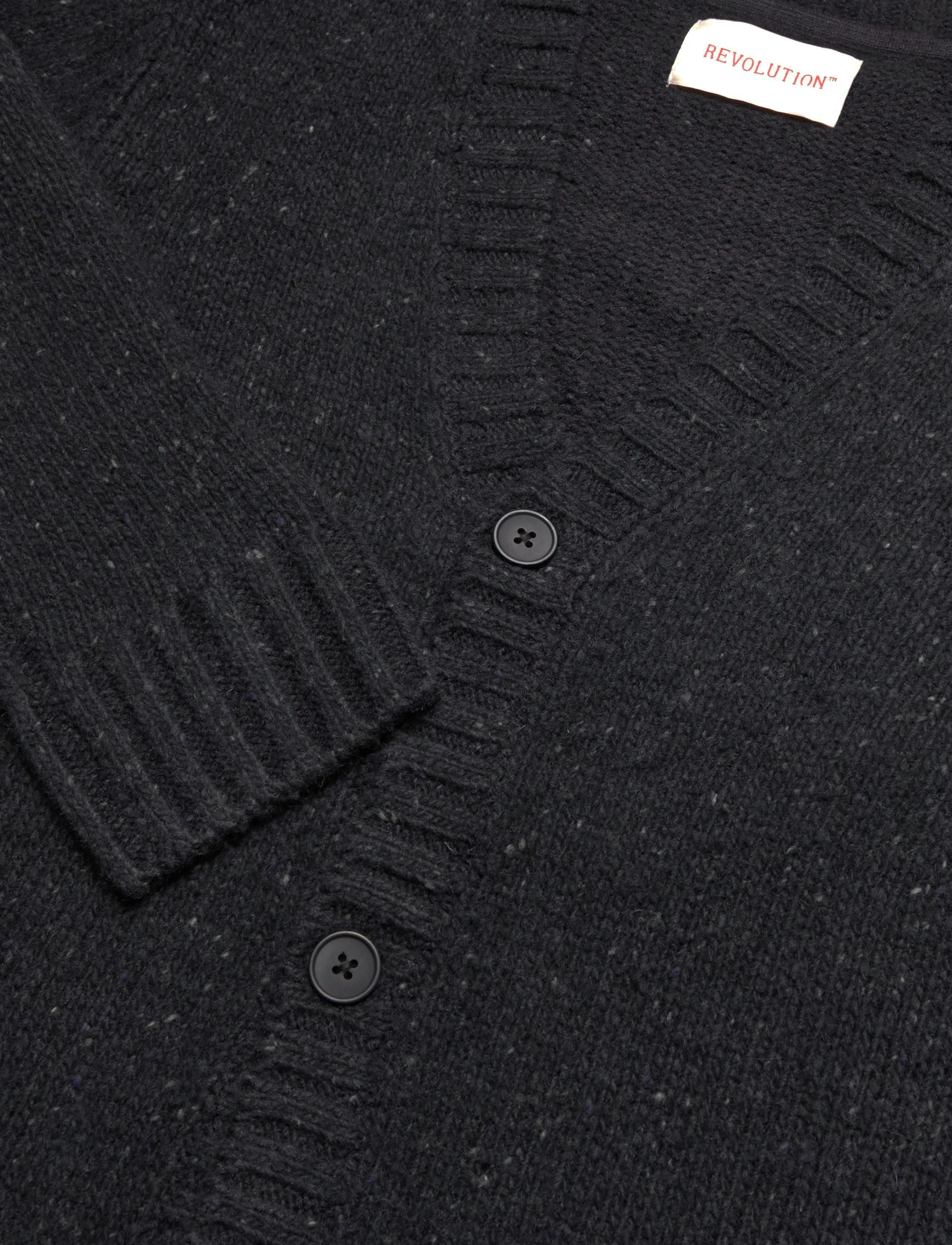 Revolution - Knit Cardigan - strickjacken - darknavy - 2