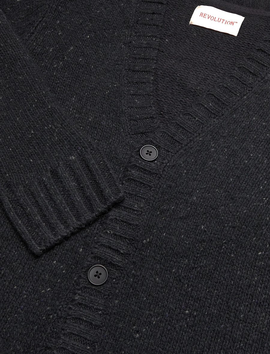 Revolution - Knit Cardigan - strickjacken - darknavy - 2