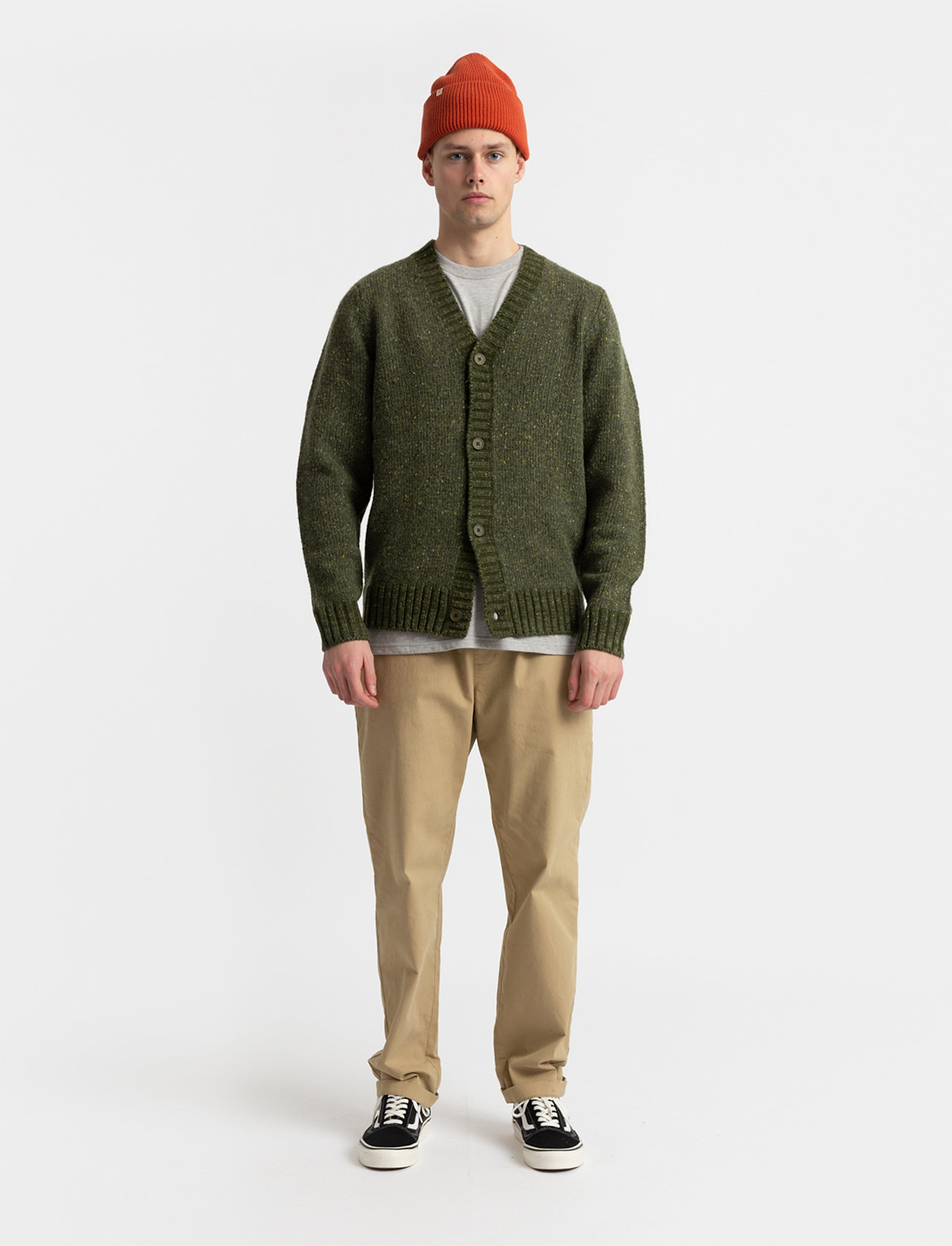 Revolution - Knit Cardigan - cardigans - green - 3