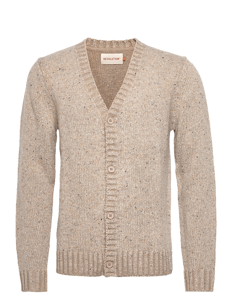 Revolution - Knit Cardigan - cardigans - offwhite - 1