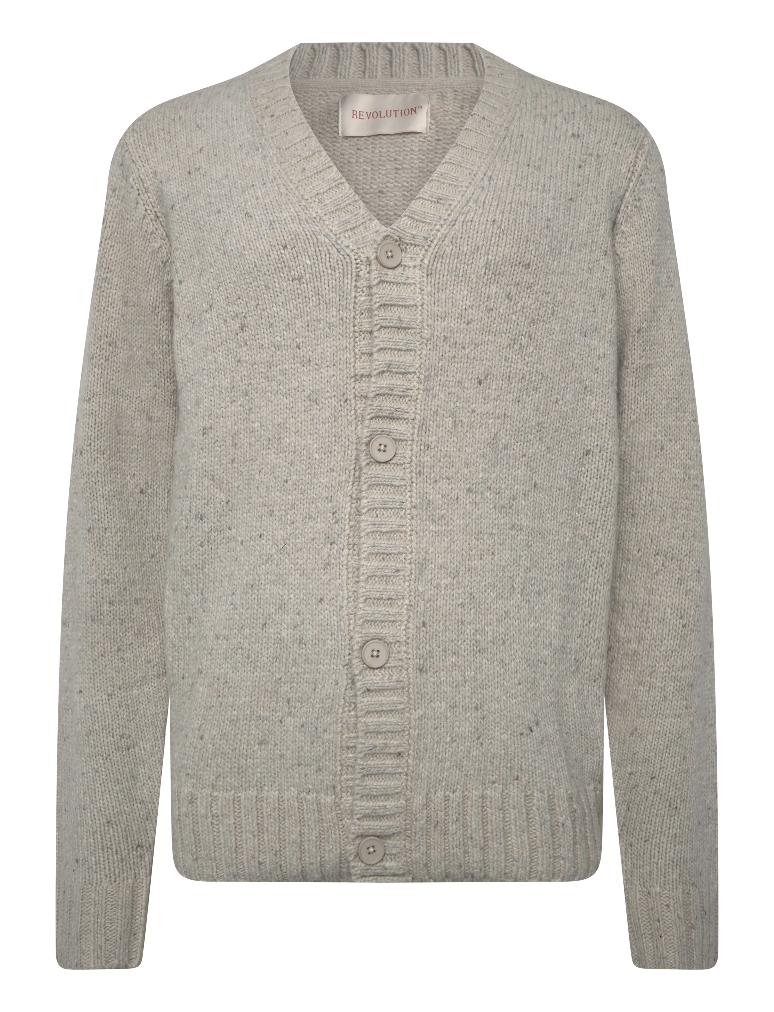 Revolution Knit Cardigan - Cardigans - WHITE / white