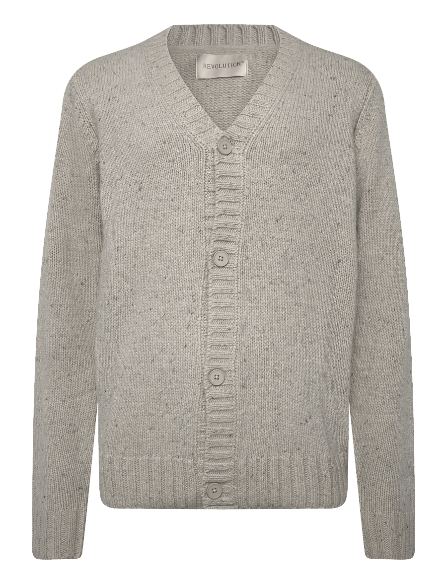 Revolution - Knit Cardigan - cardigans - white - 0
