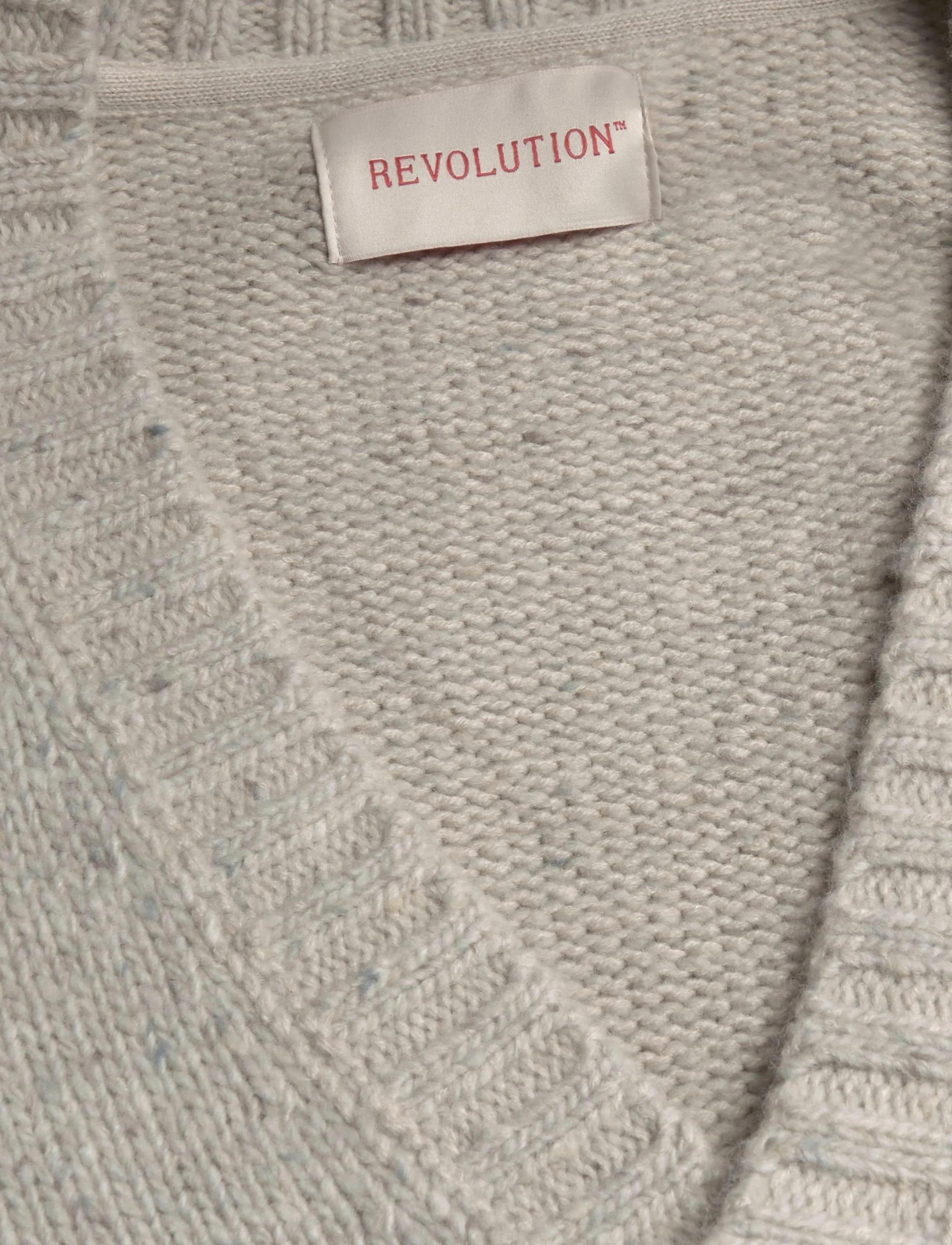 Revolution - Knit Cardigan - cardigans - white - 2