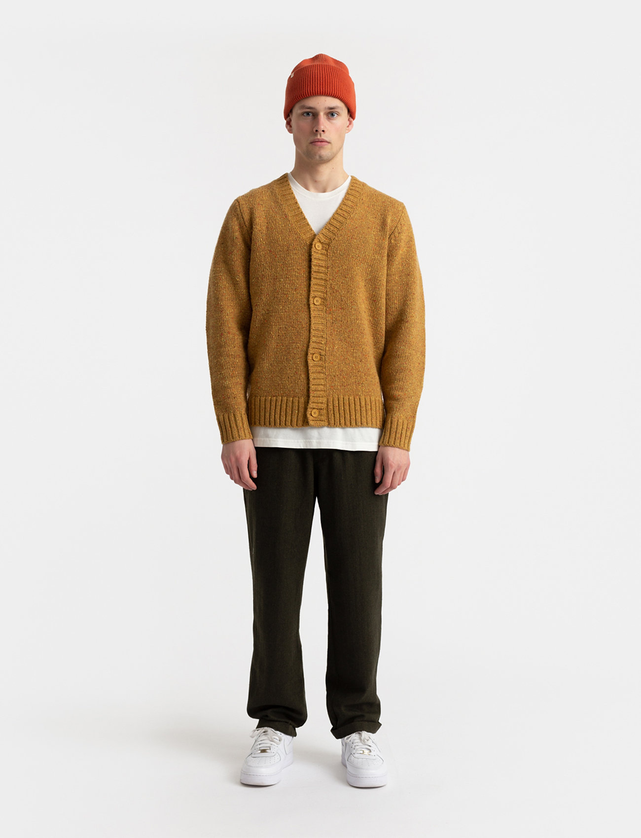 Revolution - Knit Cardigan - koftor - yellow - 3
