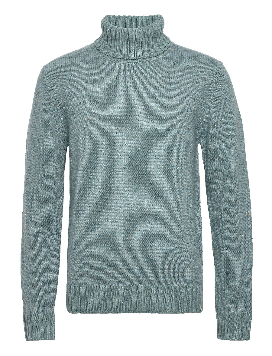 Revolution - High-neck Sweather - rullekraver - blue - 1