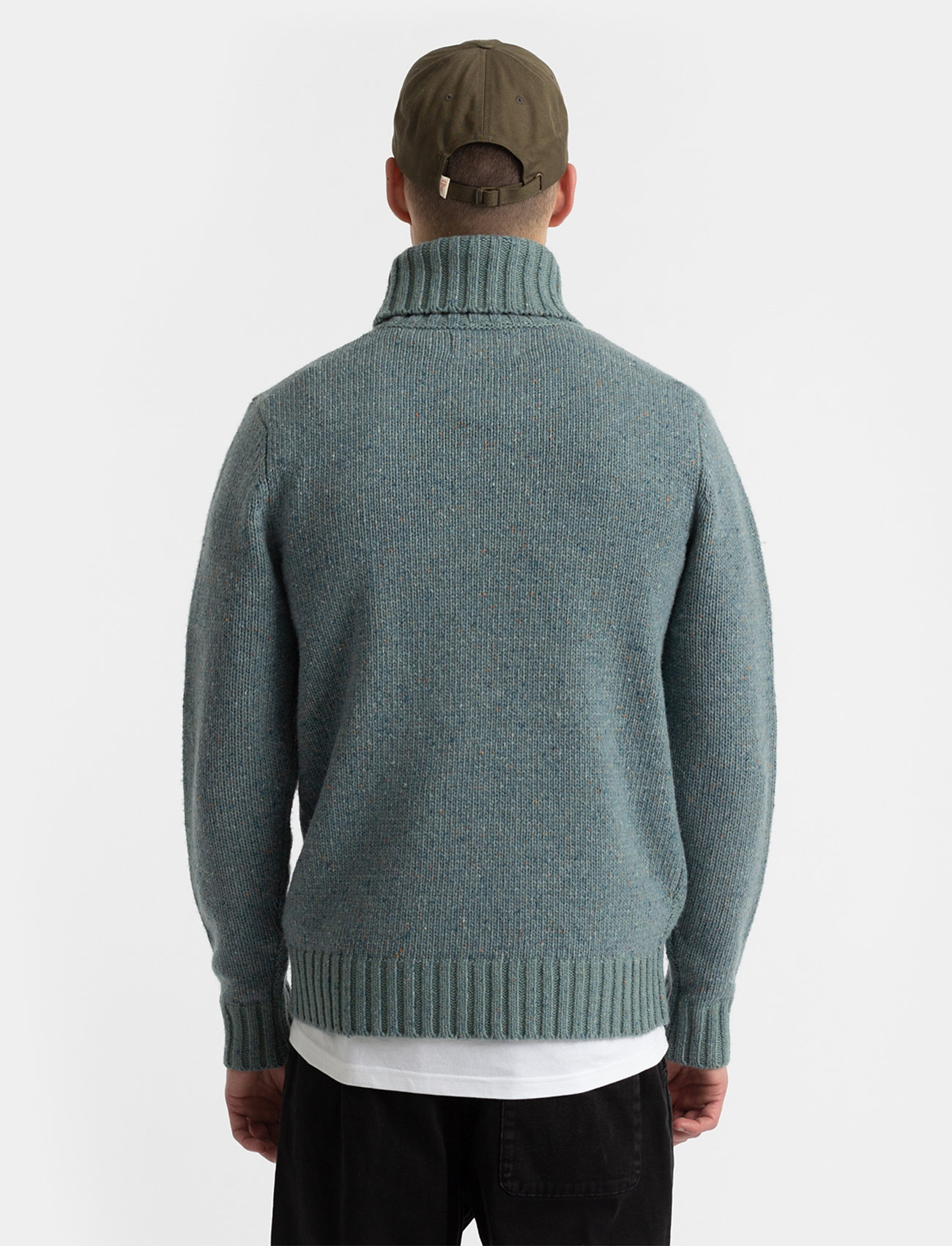 Revolution - High-neck Sweather - rullekraver - blue - 4