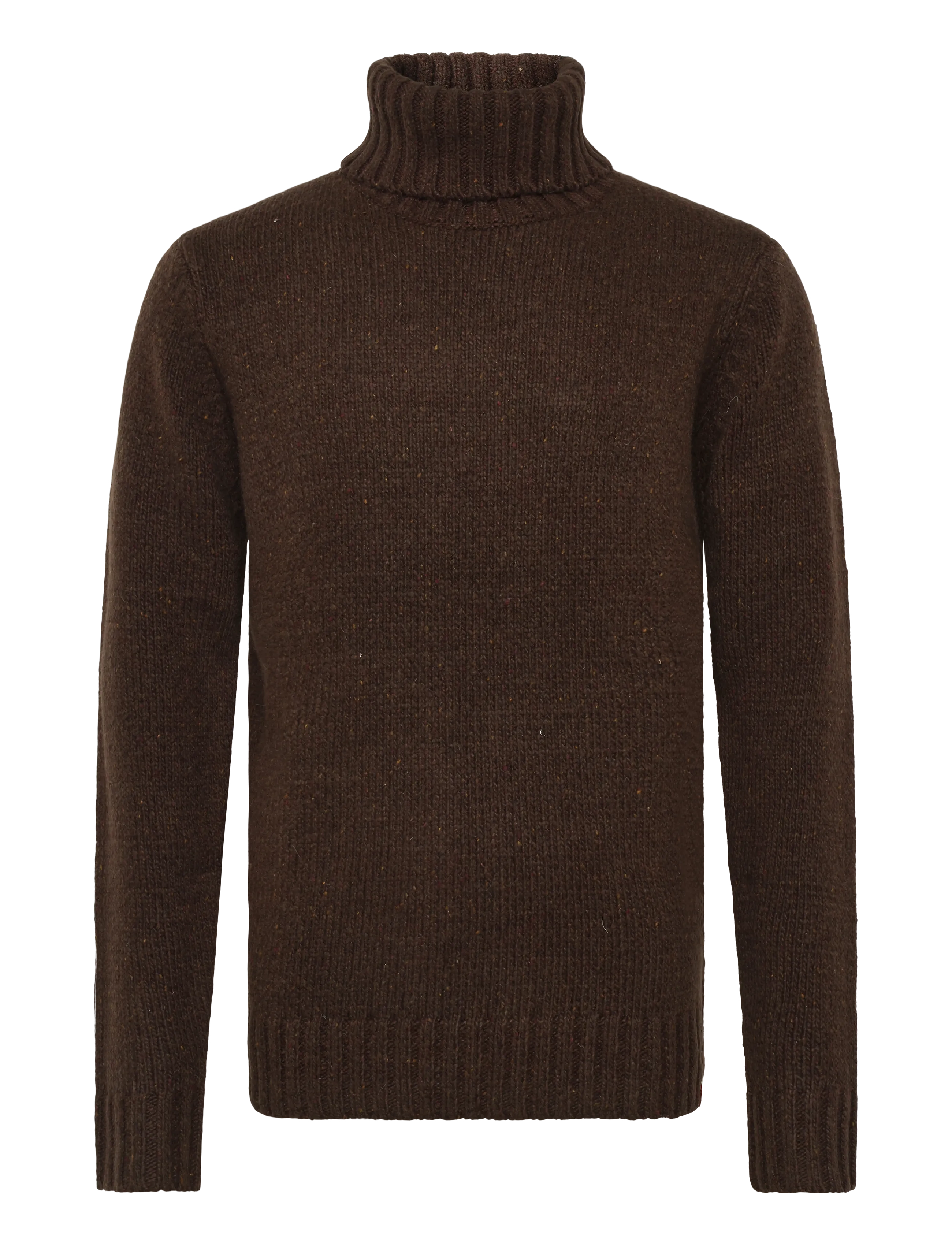 Revolution High-neck Sweater - Strickmode - DARKBROWN / brown