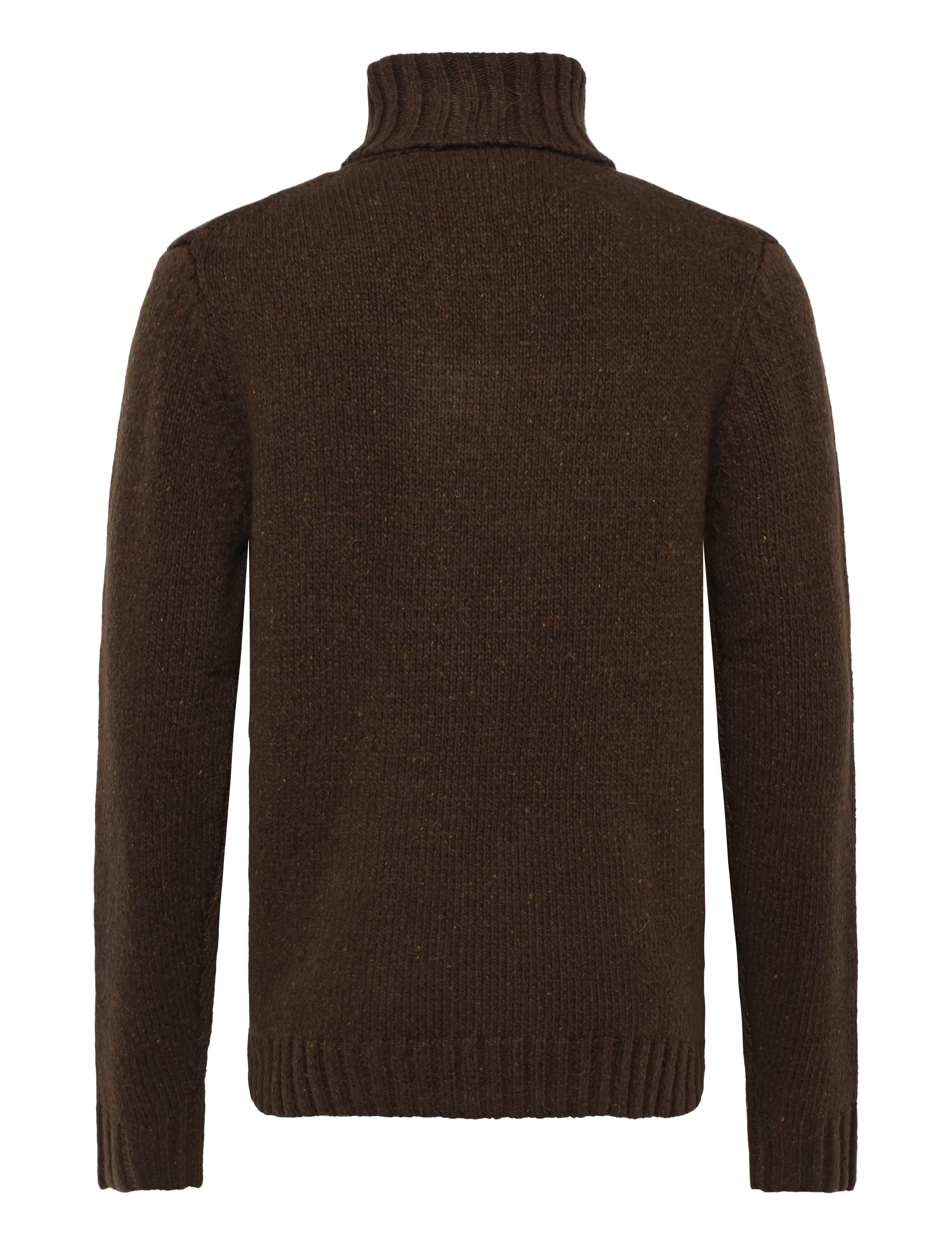 Revolution - High-neck Sweater - rollkragenpullover - darkbrown - 1