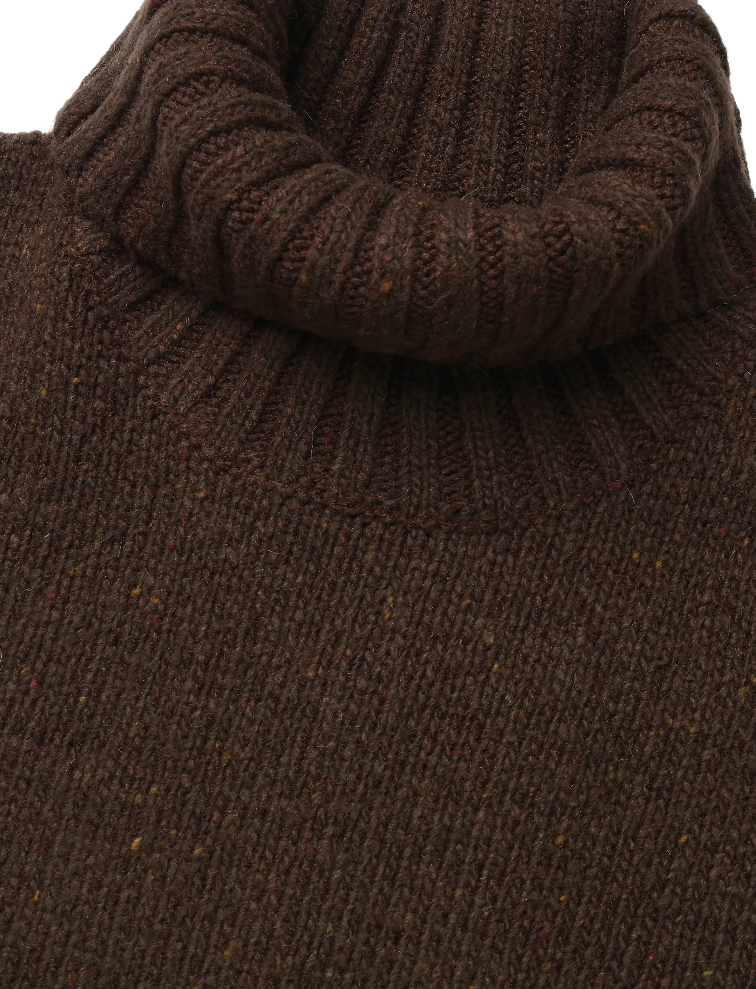 Revolution - High-neck Sweater - rollkragenpullover - darkbrown - 2