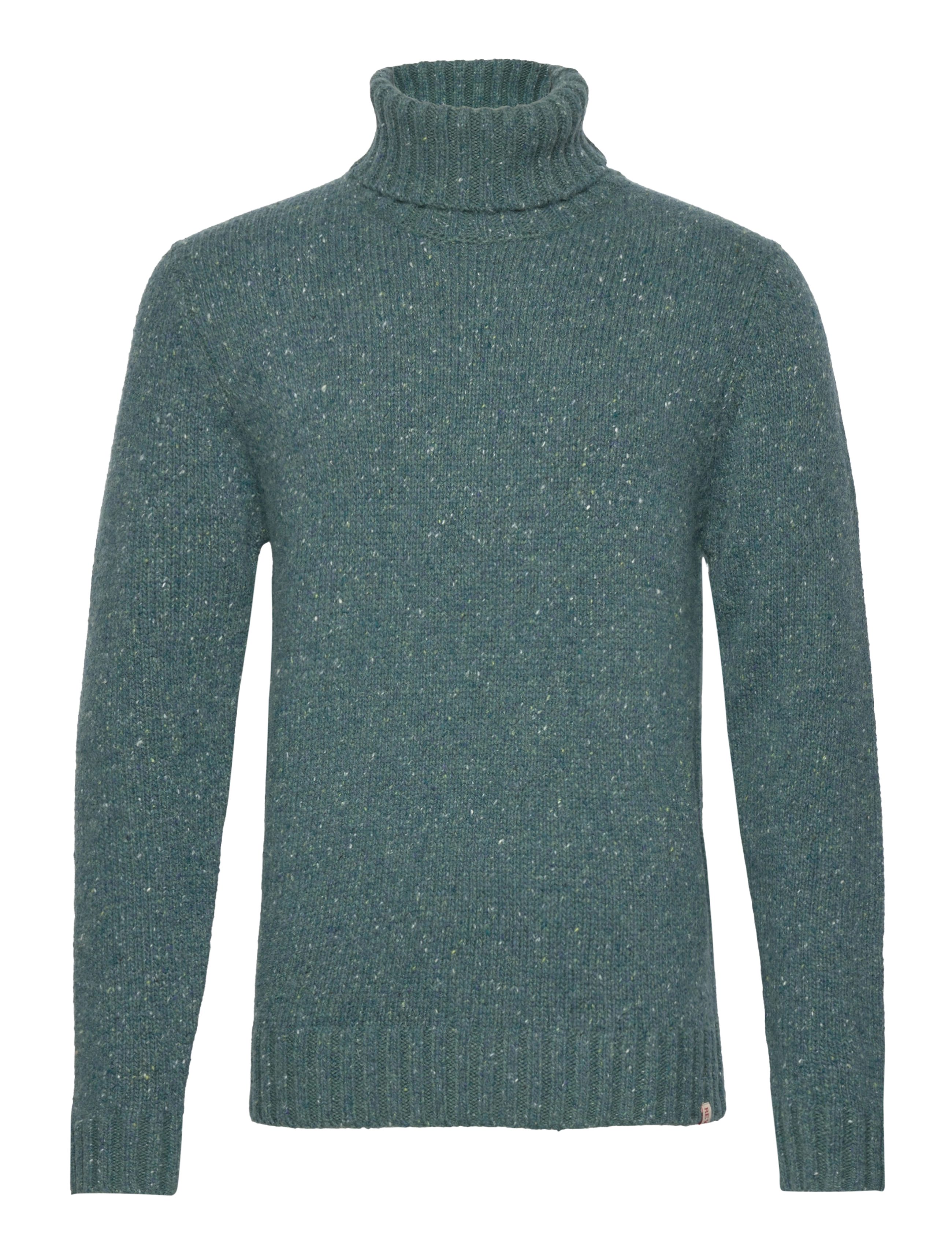 Revolution High-Neck Sweater, S, Knitwear, Grün - Turtlenecks, Männerswear