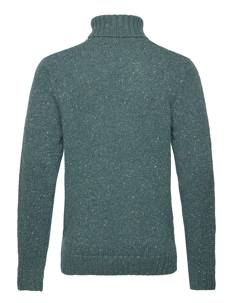 Revolution - High-neck Sweather - rullekraver - darkpetrol - 1