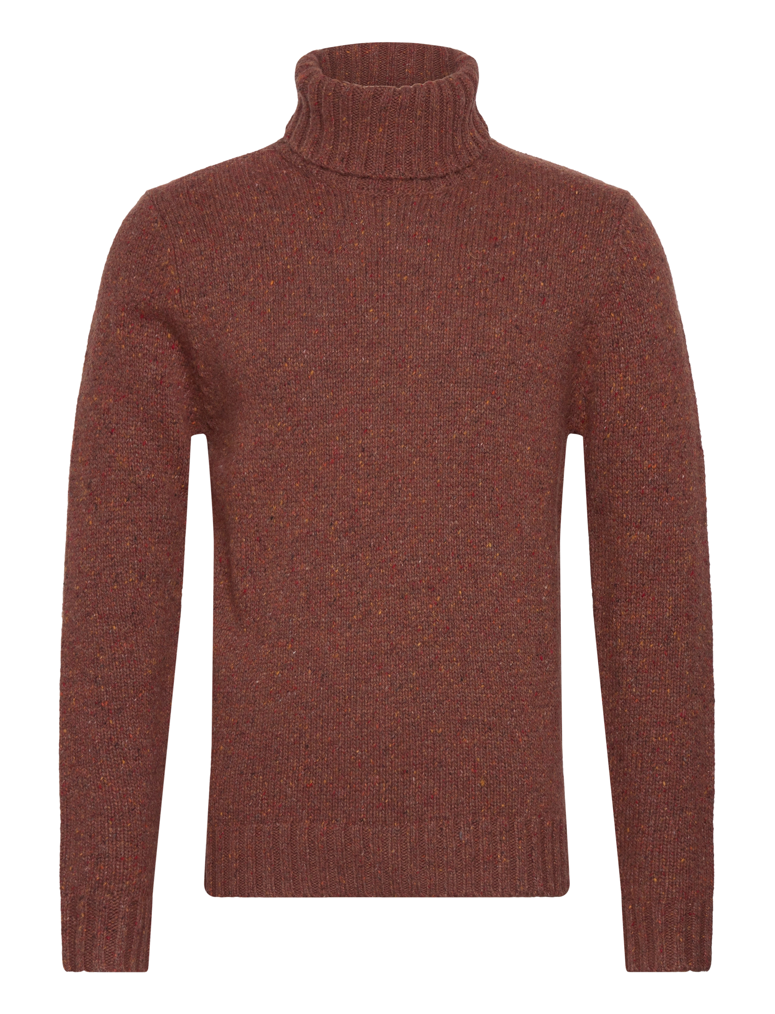 REVOLUTION High-Neck Pullover Burgundy - XL - Herren