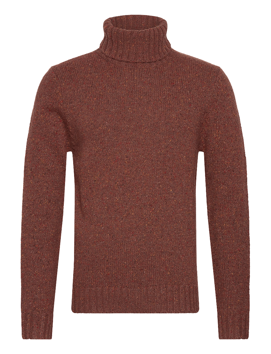 Revolution - High-neck Sweather - rullekraver - darkred - 0