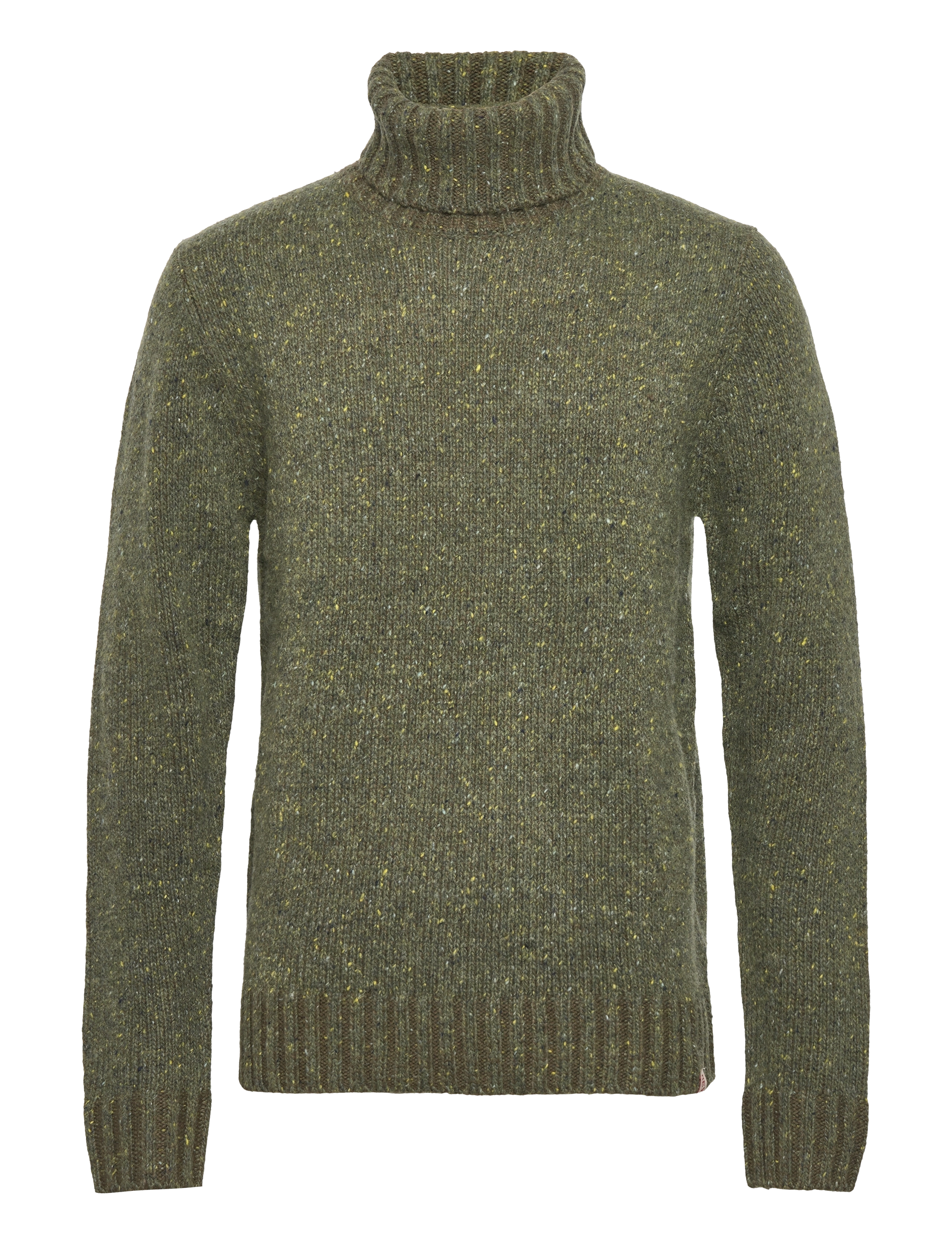 Revolution - High-neck Sweater - rullekraver - green - 1
