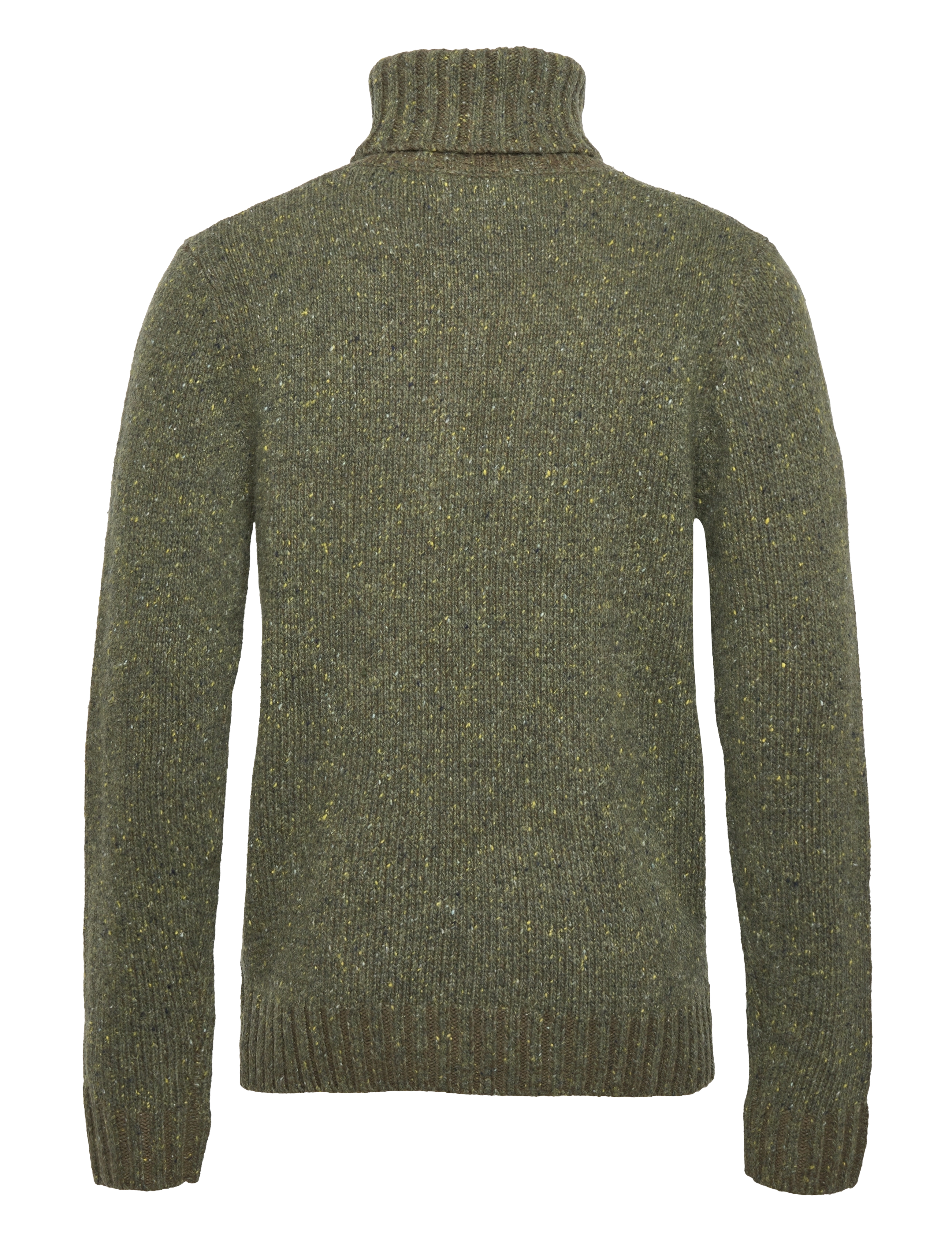 Revolution - High-neck Sweater - rullekraver - green - 2