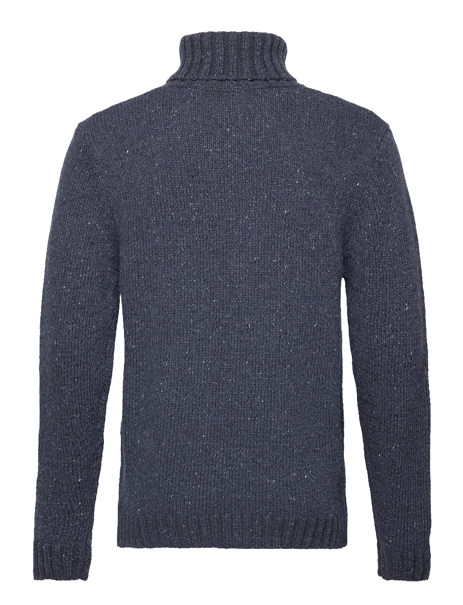 Revolution - High-neck Sweather - rullekraver - navy - 1