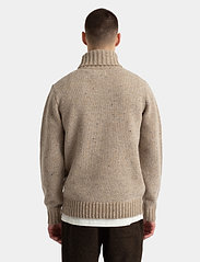 Revolution - High Neck Knit Sweather - basic knitwear - offwhite - 4