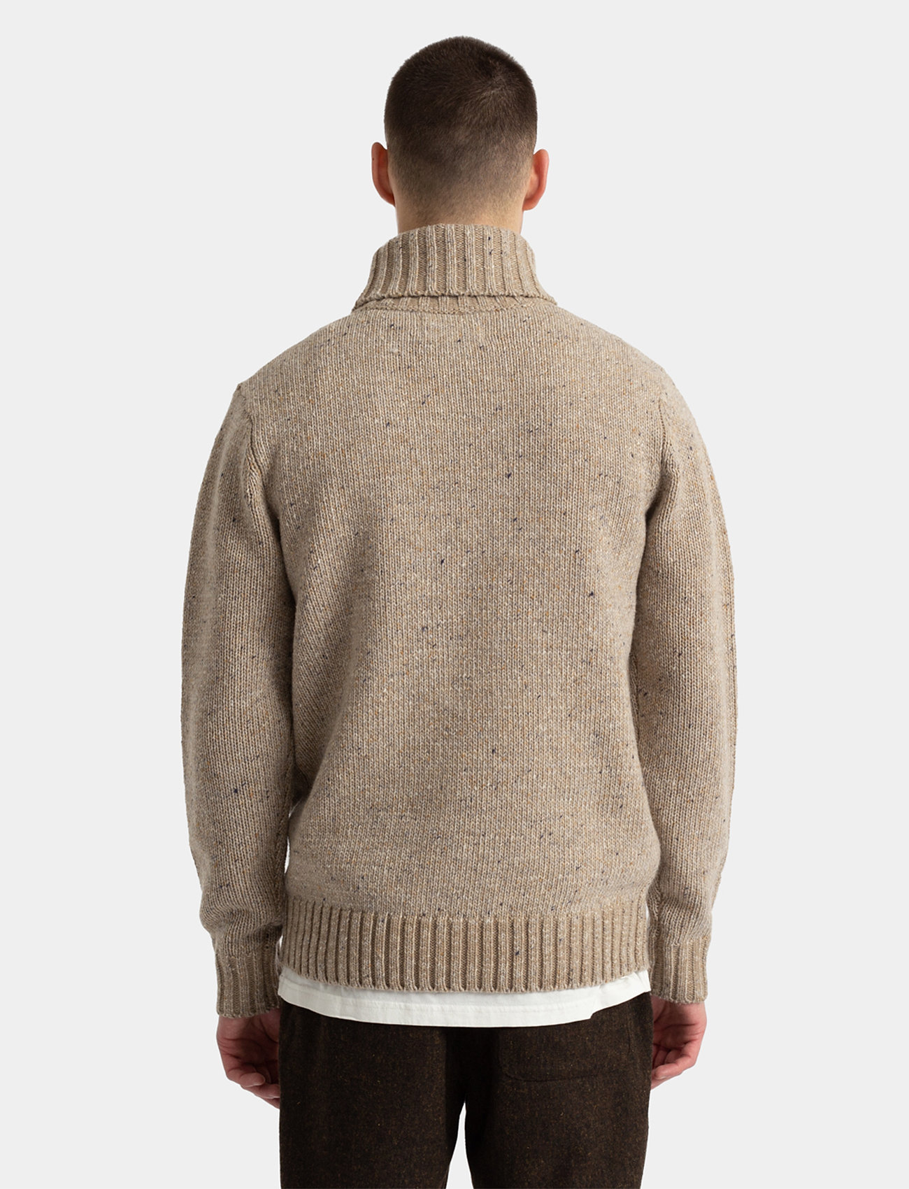 Revolution - High-neck Sweather - truien met col haag - offwhite - 4
