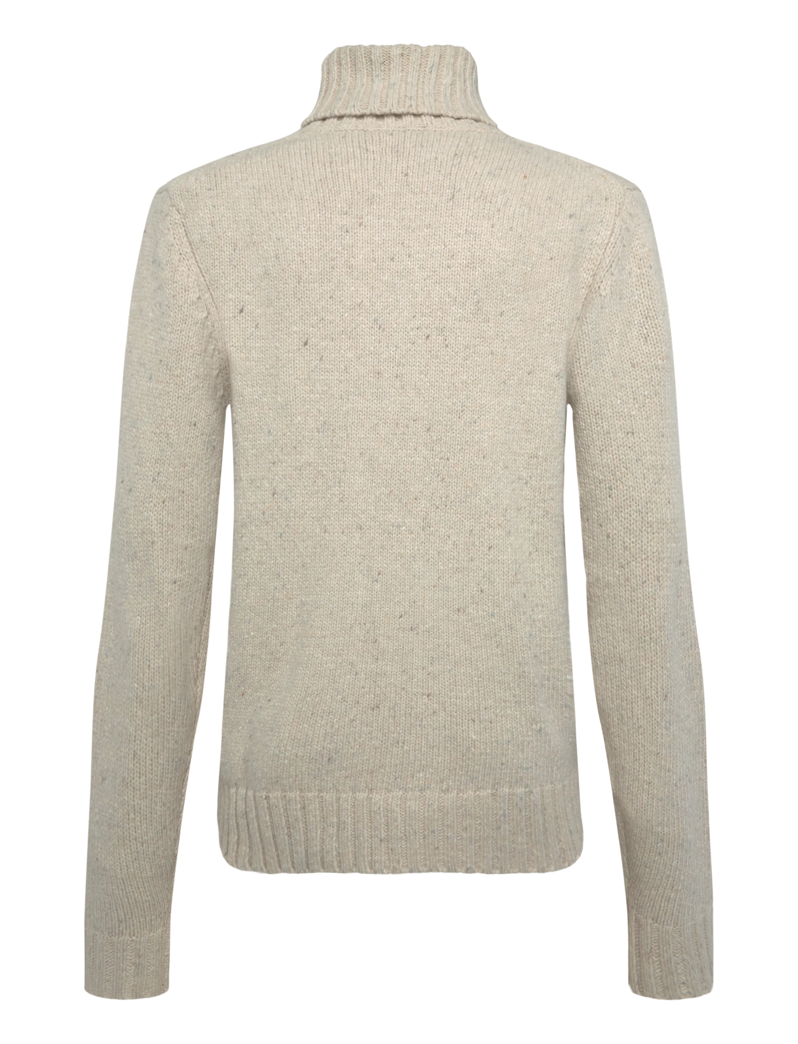 Revolution - High-neck Sweater - rullekraver - white - 1