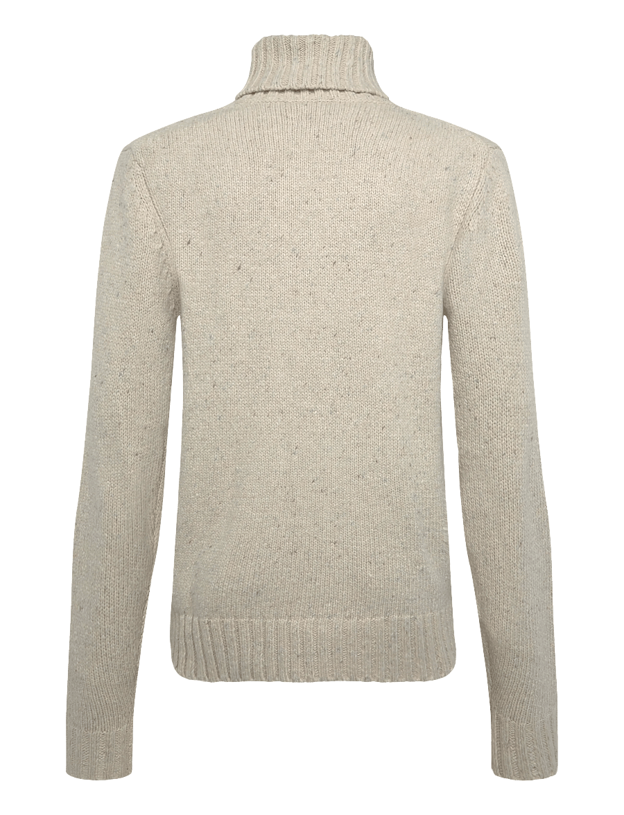 Revolution - High-neck Sweater - rullekraver - white - 1