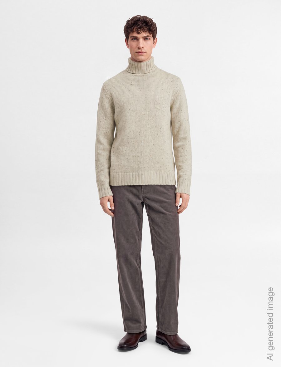 Revolution - High-neck Sweater - poolokaulus - white - 0