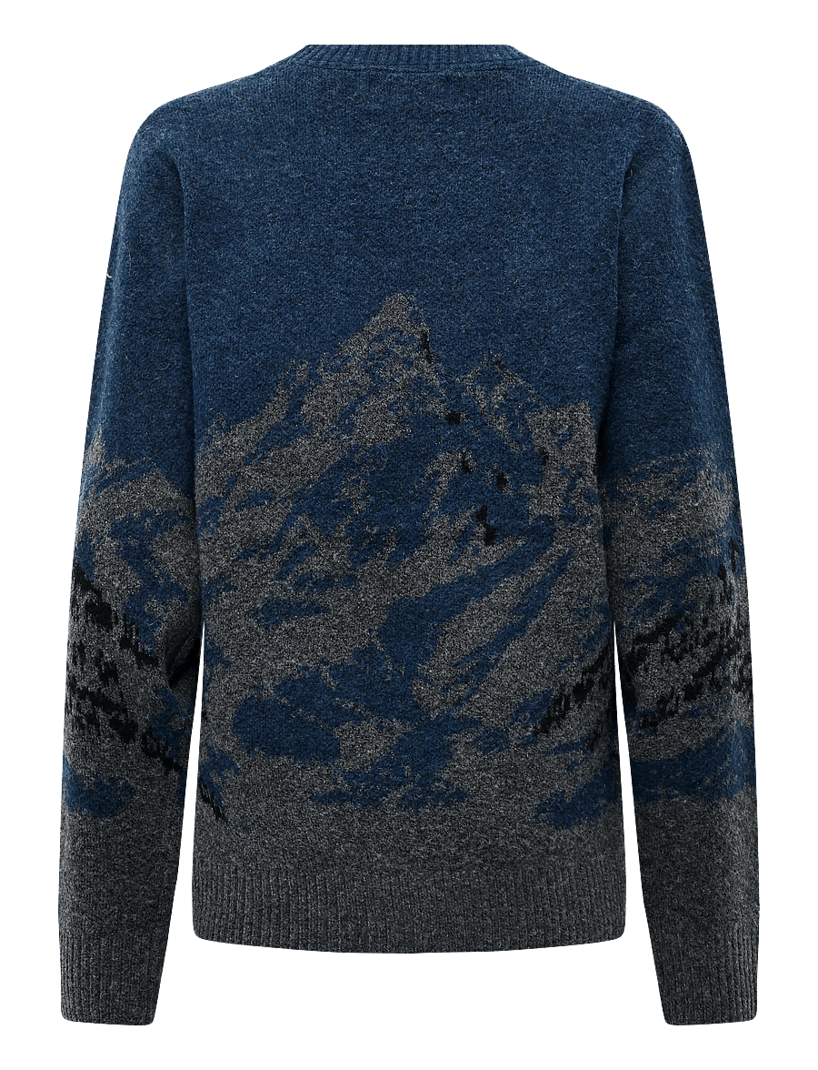 Revolution - Knit Sweater - rund hals - petrol - 1
