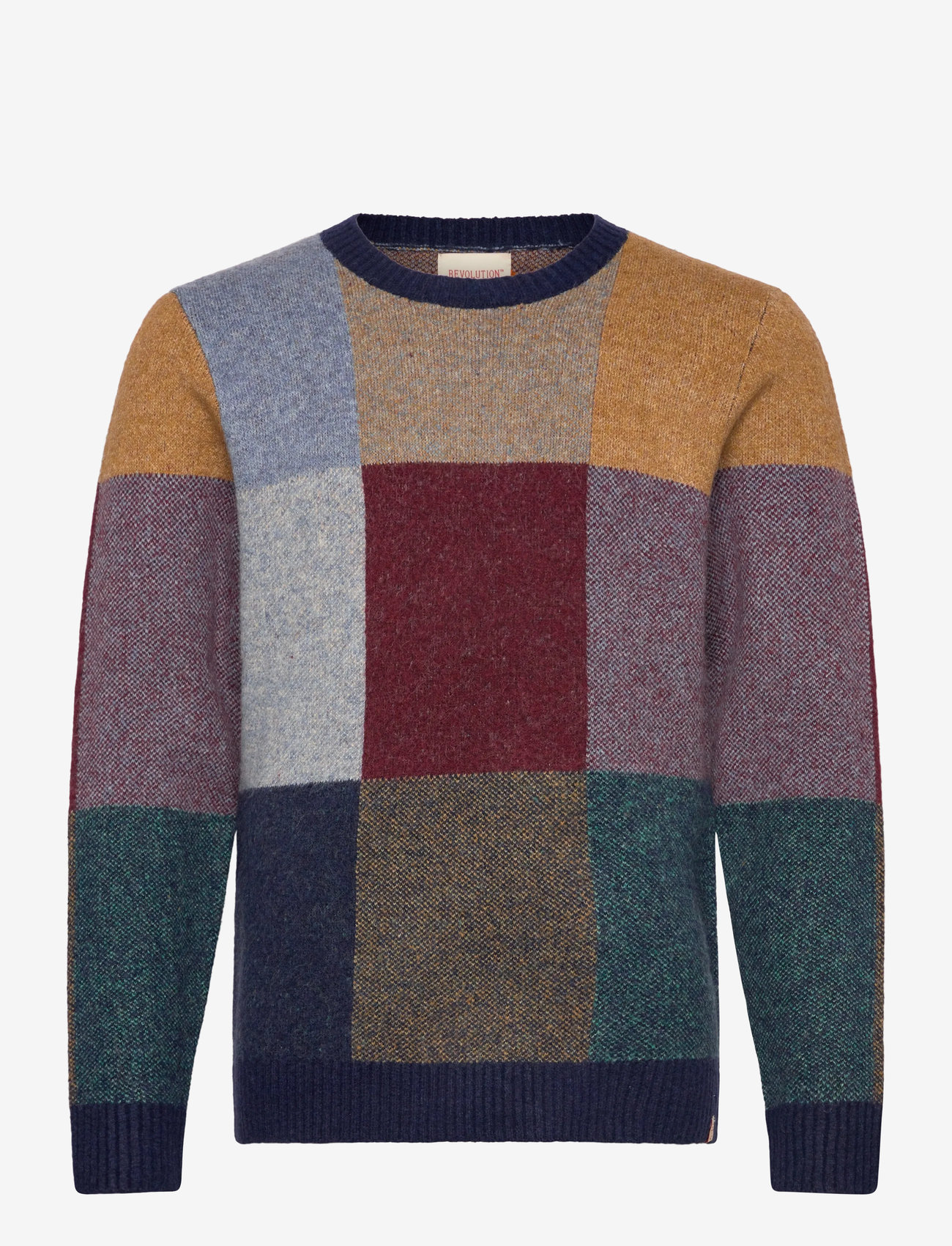 Revolution - Knit Sweater - höstkläder - navy - 0