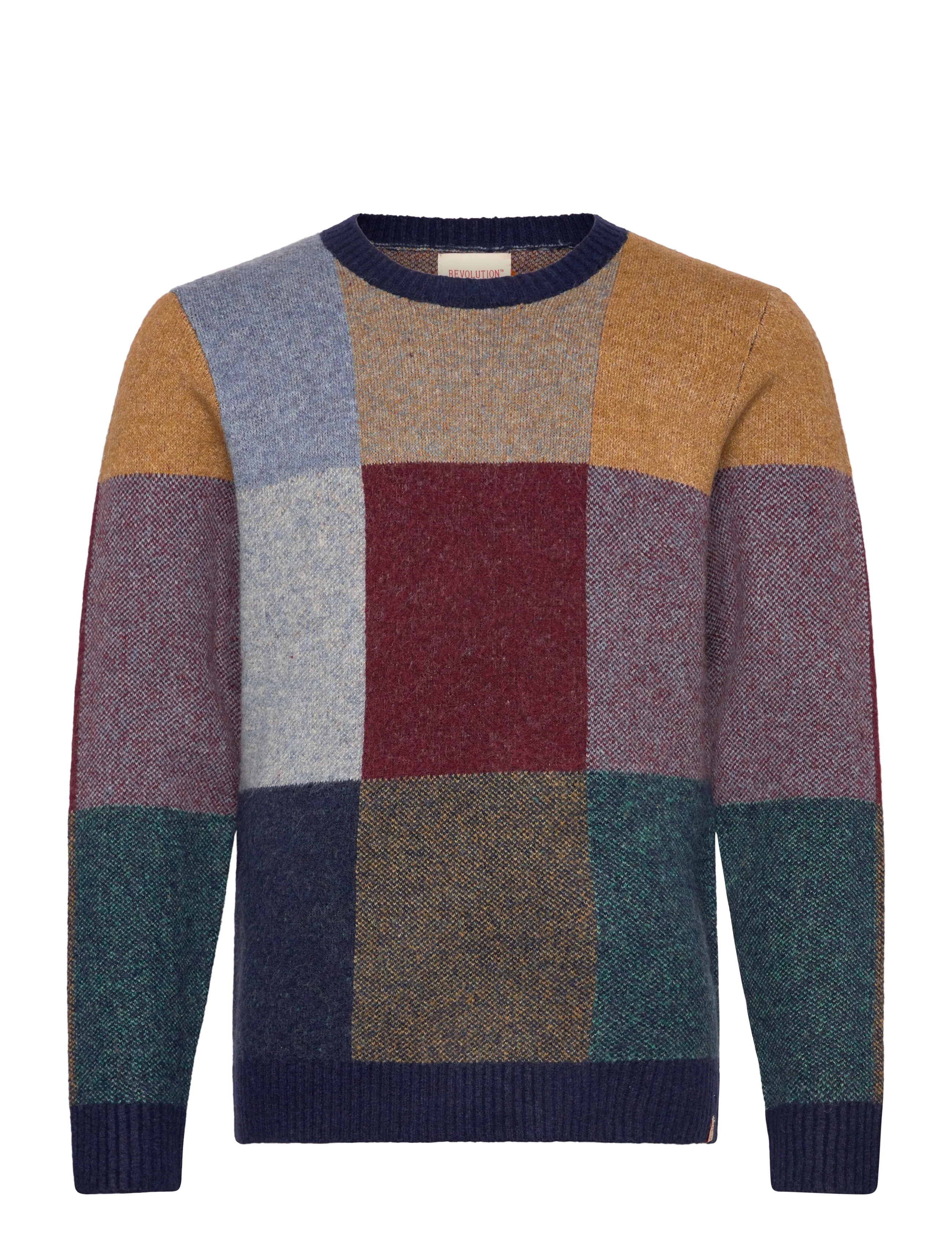 Revolution Knit Sweater - Kläder - NAVY / multi
