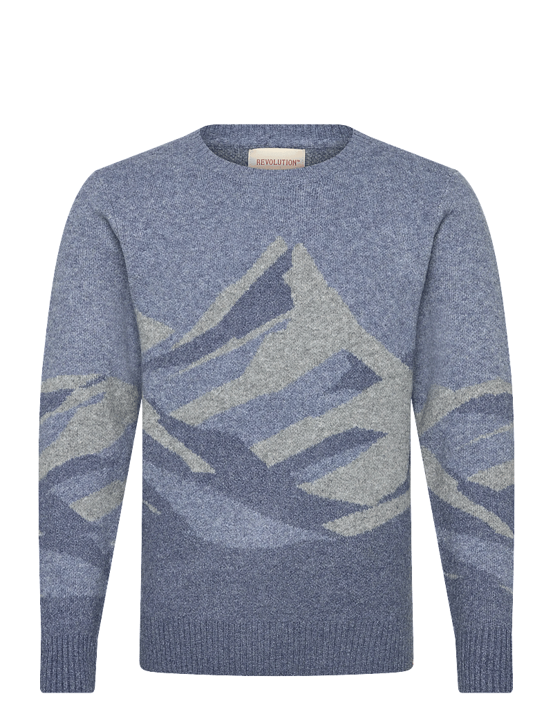 Revolution - Knit Sweater - rundhals - blue - 0